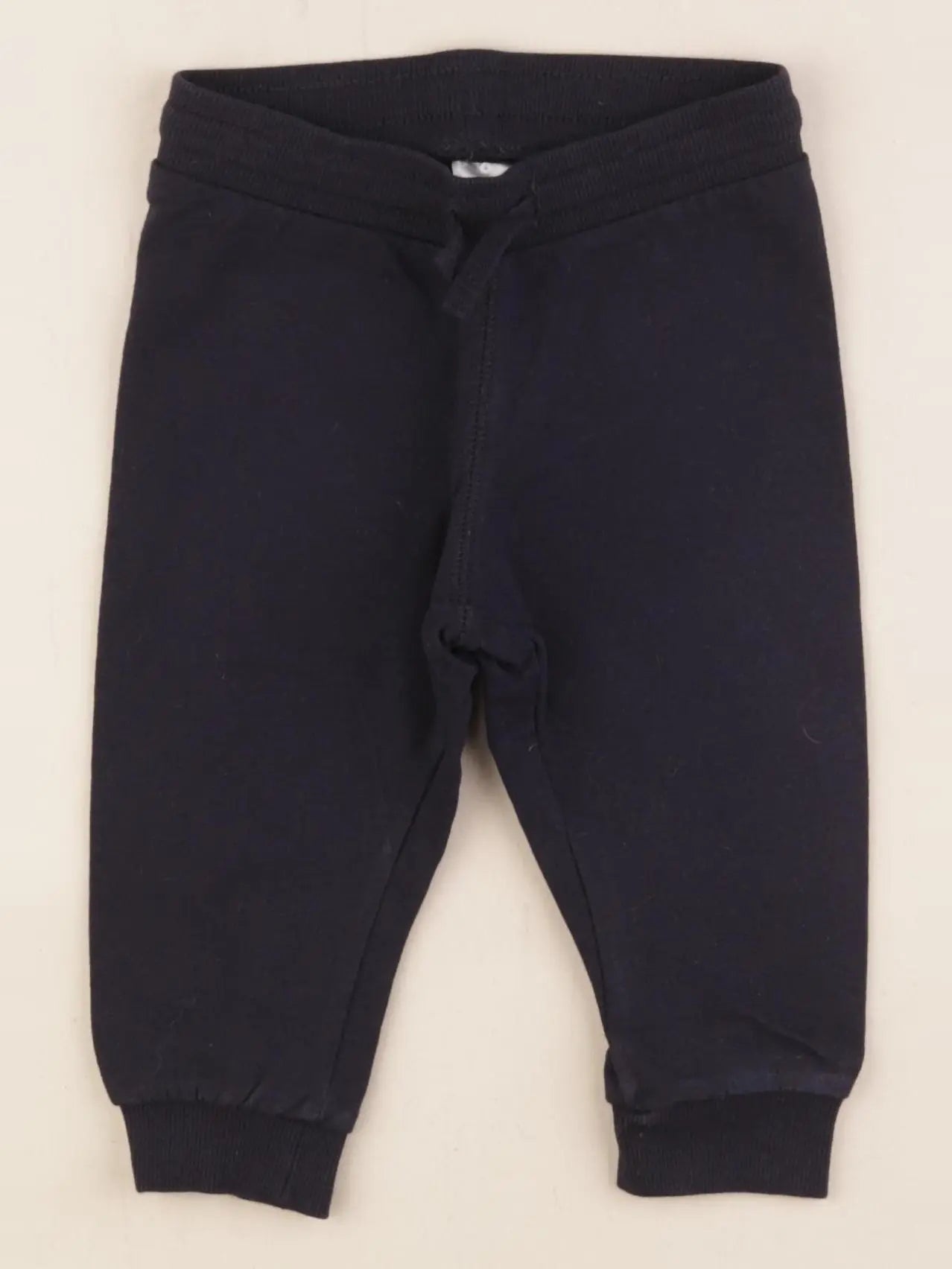 H&M - pantalon bleu - 6/9 mois