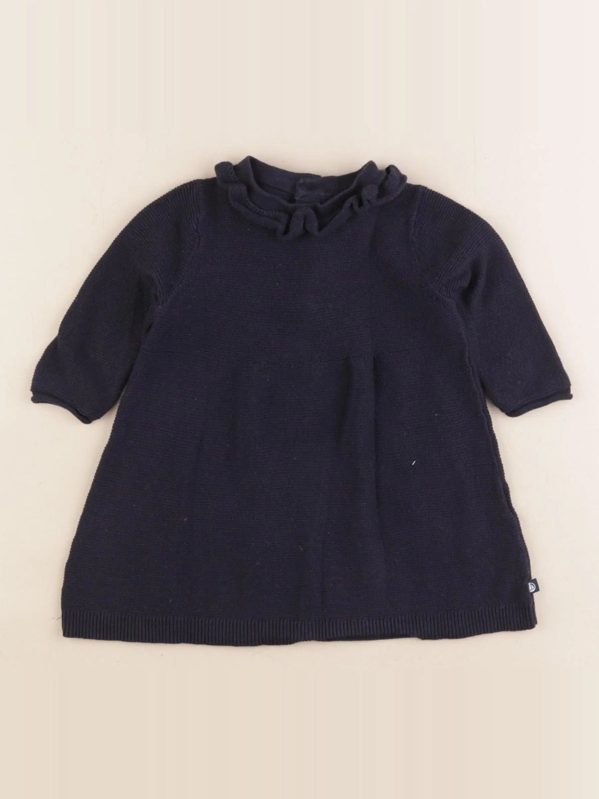 Petit Bateau - robe bleu - 6 mois