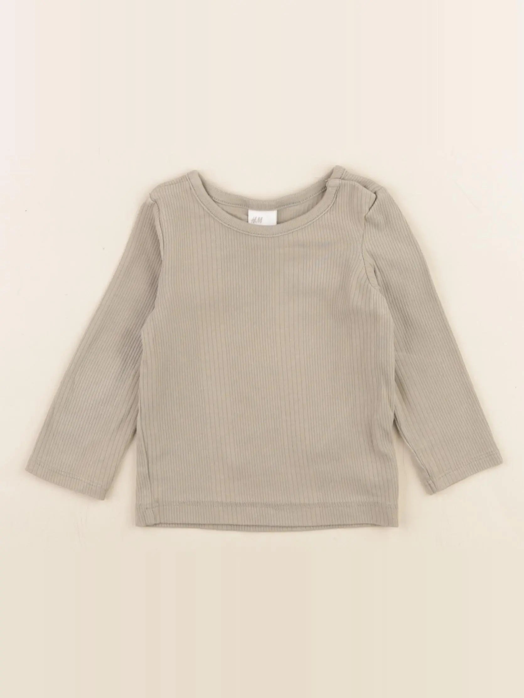 H&M - tee-shirt vert - 4/6 mois