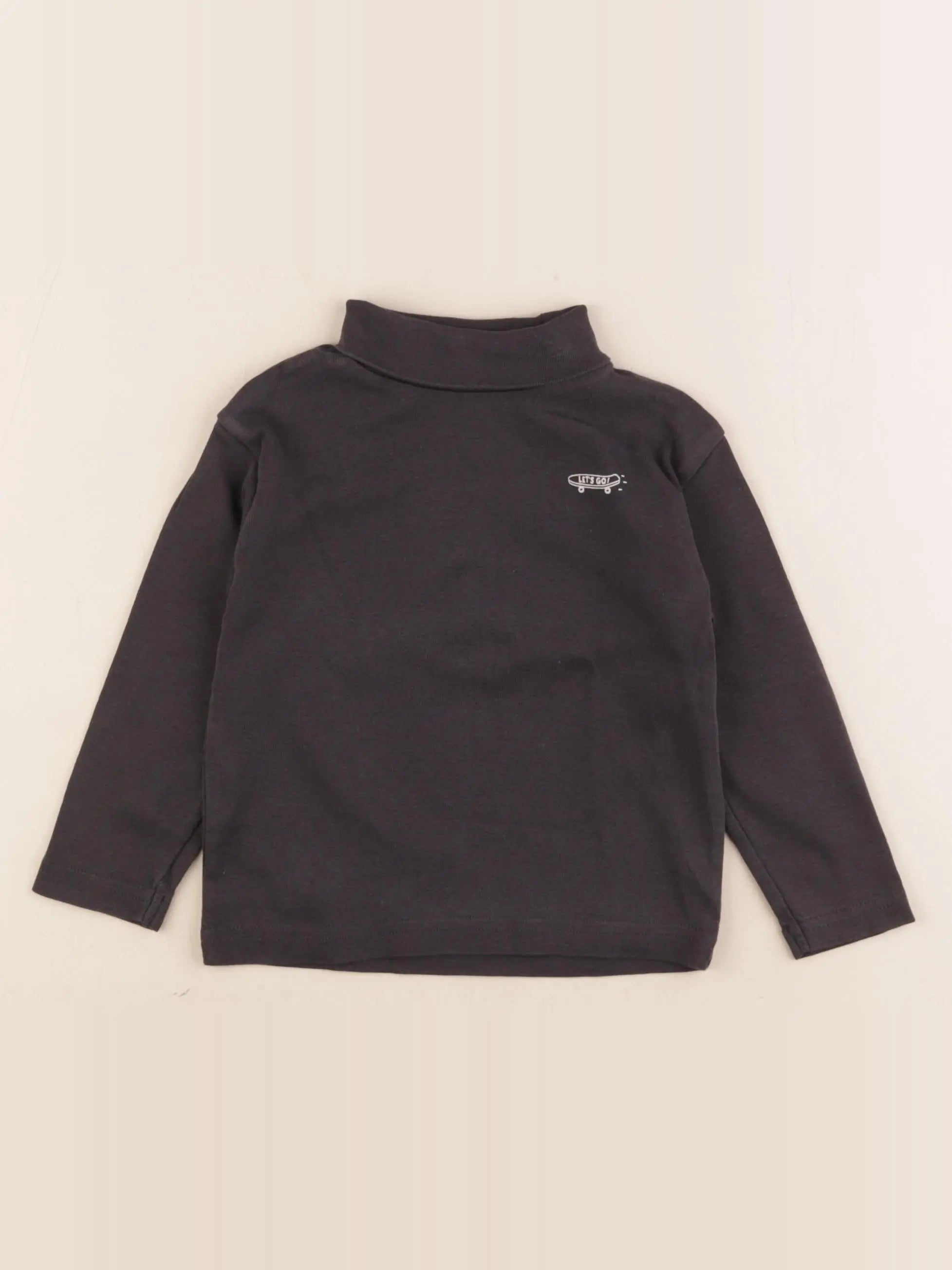 Vertbaudet - sous-pull noir - 3 ans