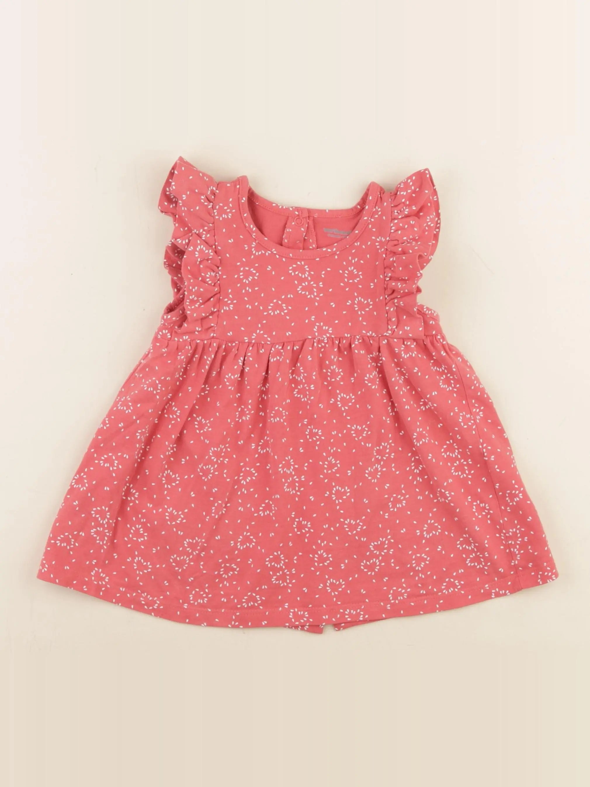 Vertbaudet - robe rose - 9 mois