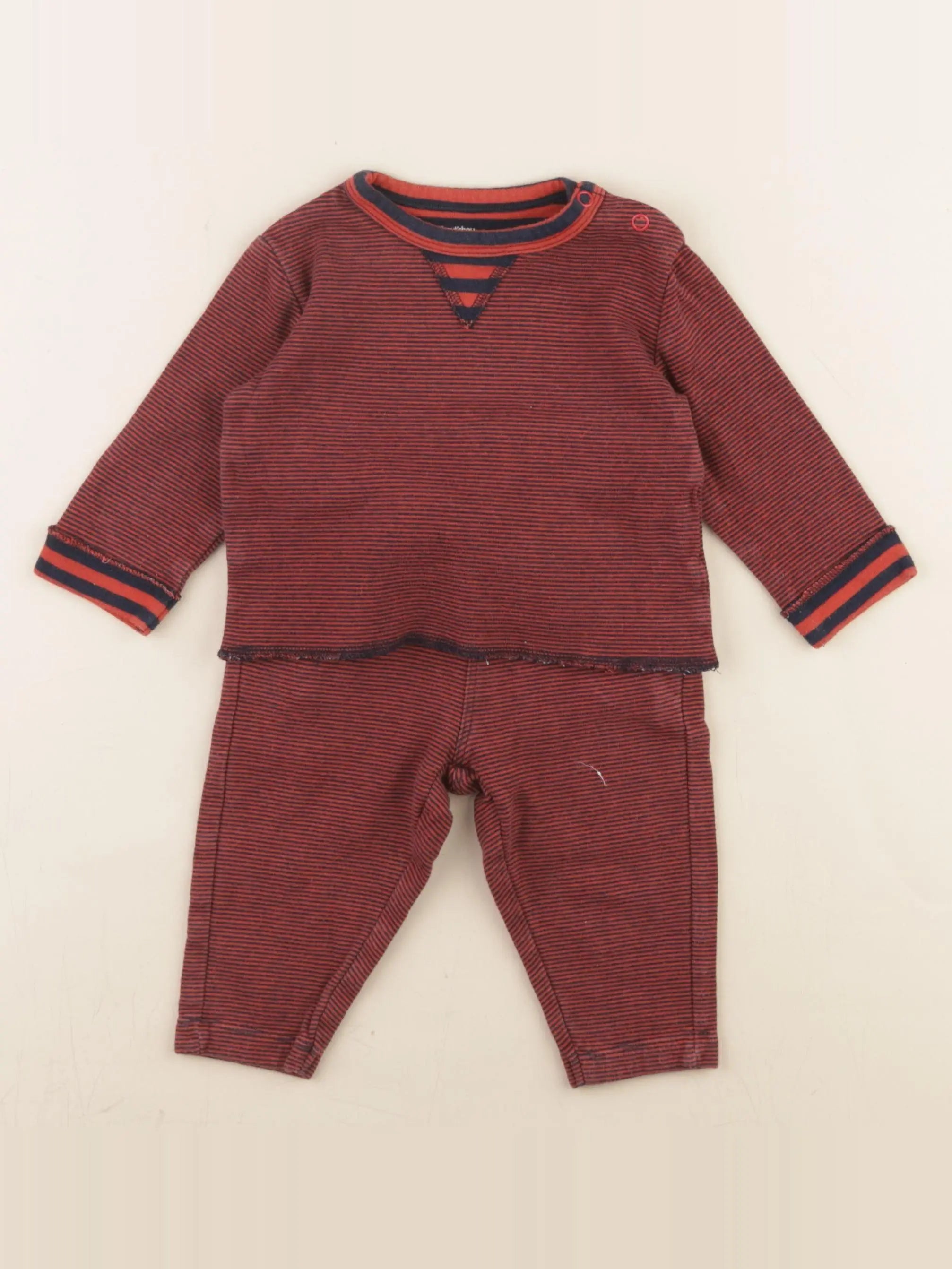 Boutchou - ensemble rouge - 9 mois