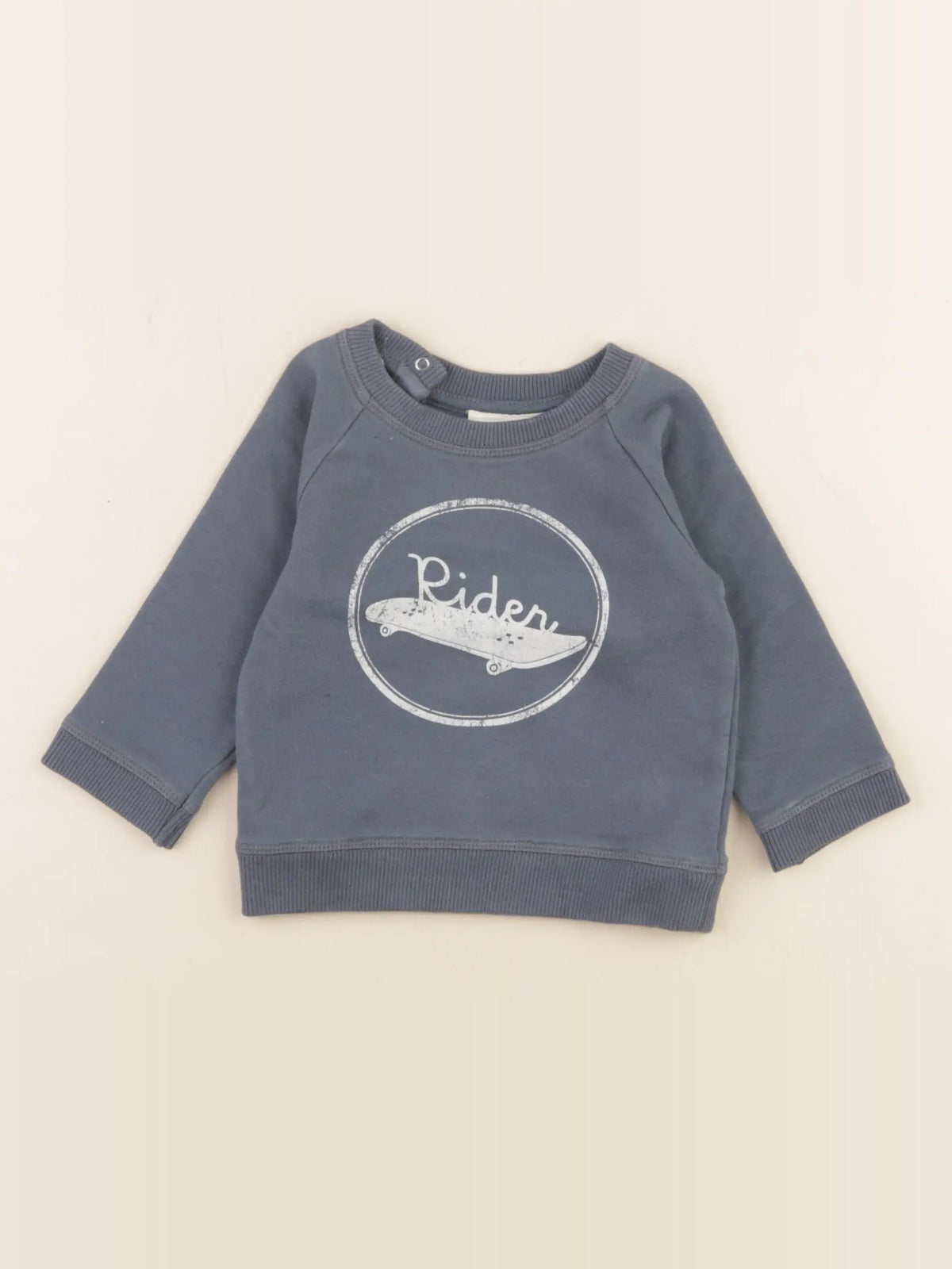 Louis Louise - sweat bleu - 6 mois