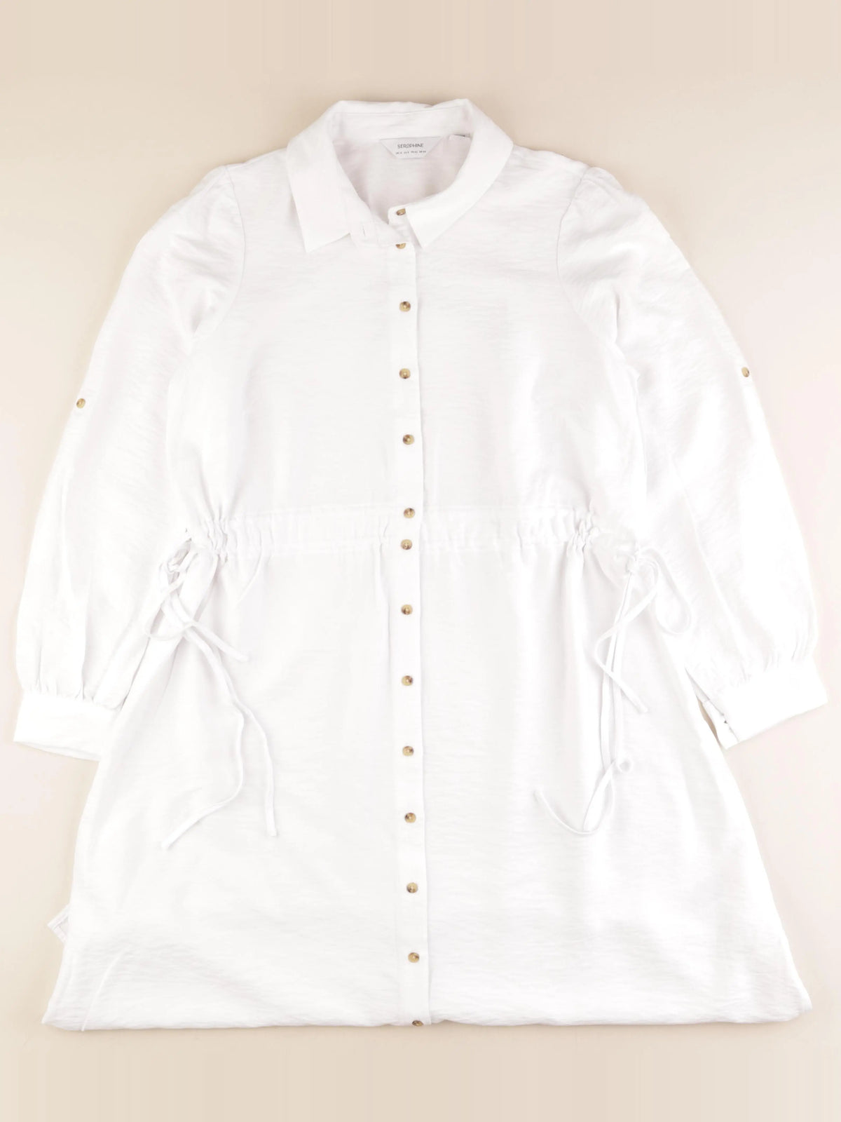 Seraphine - robe allaitement, grossesse blanc - 42