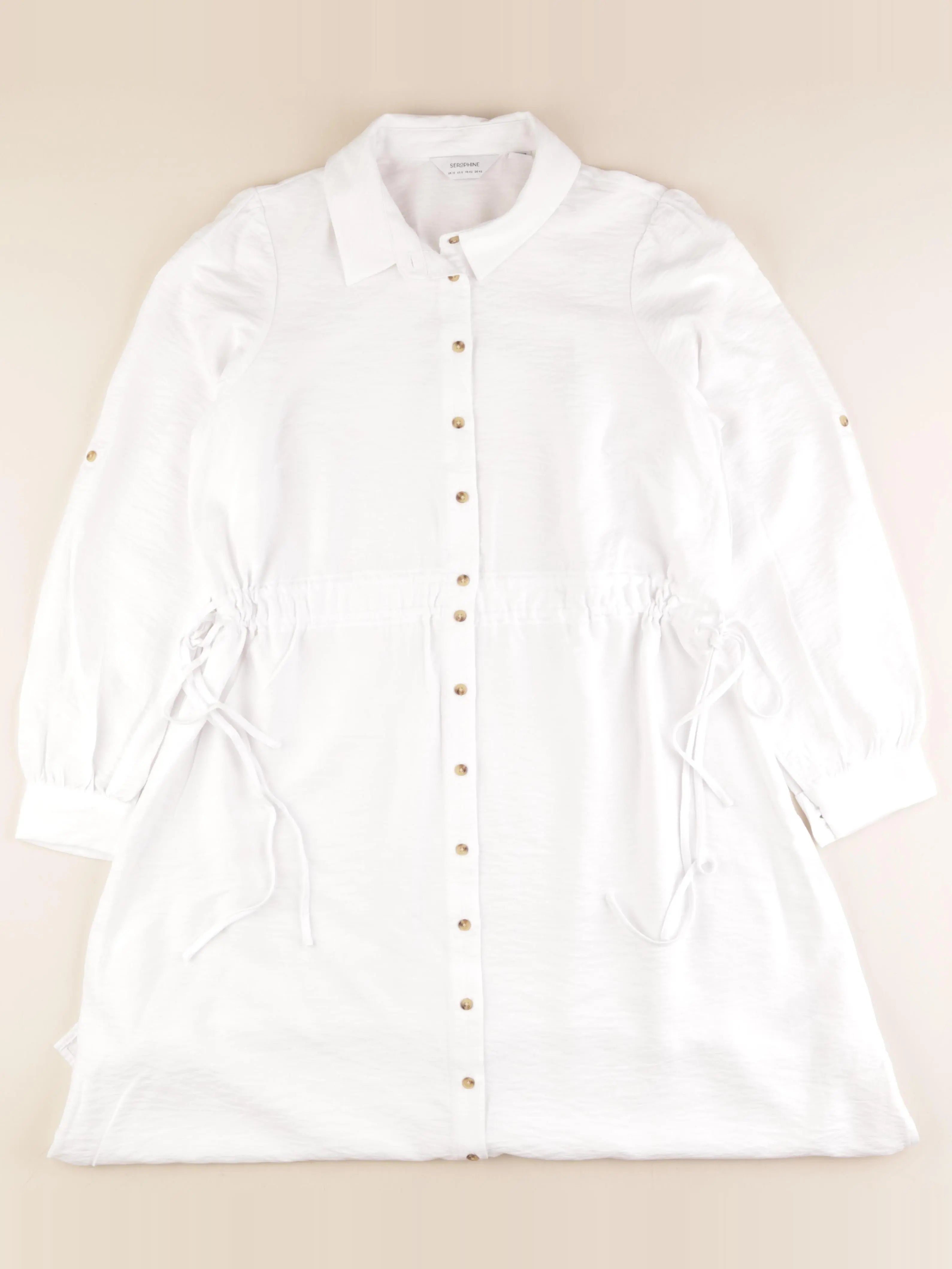 Seraphine - robe allaitement, grossesse blanc - 42