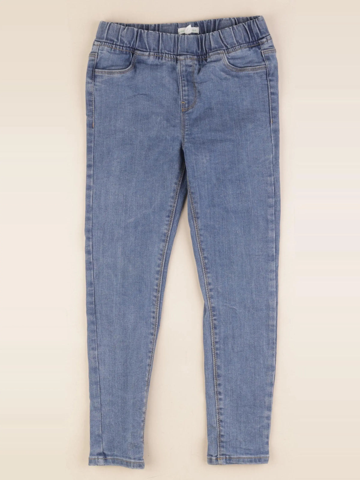 Vertbaudet - jegging bleu - 8 ans