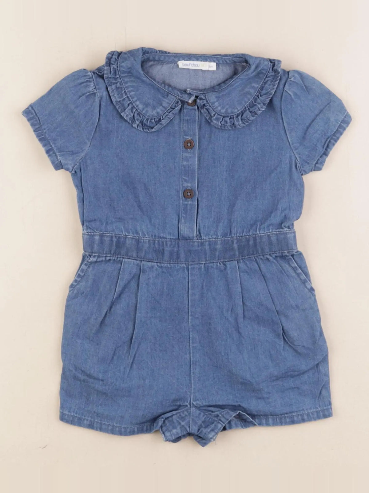 Boutchou - combinaison bleu - 6 mois