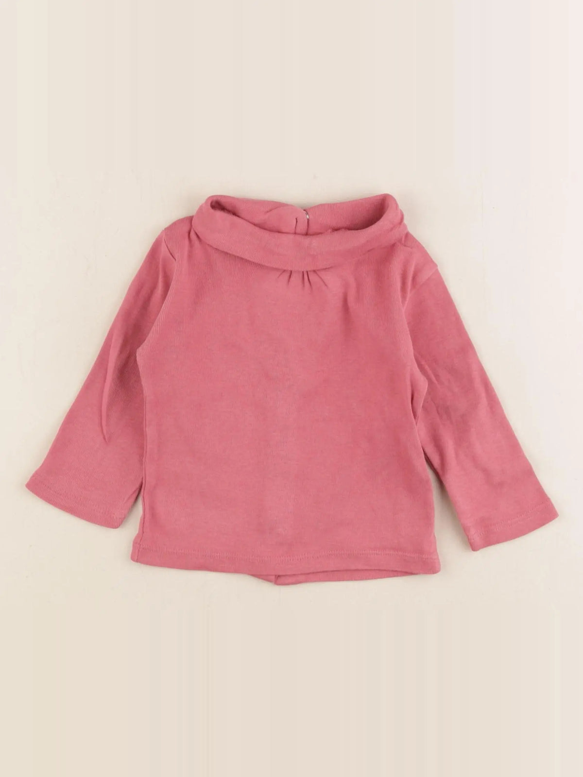 Vertbaudet - sous-pull rose - 6 mois