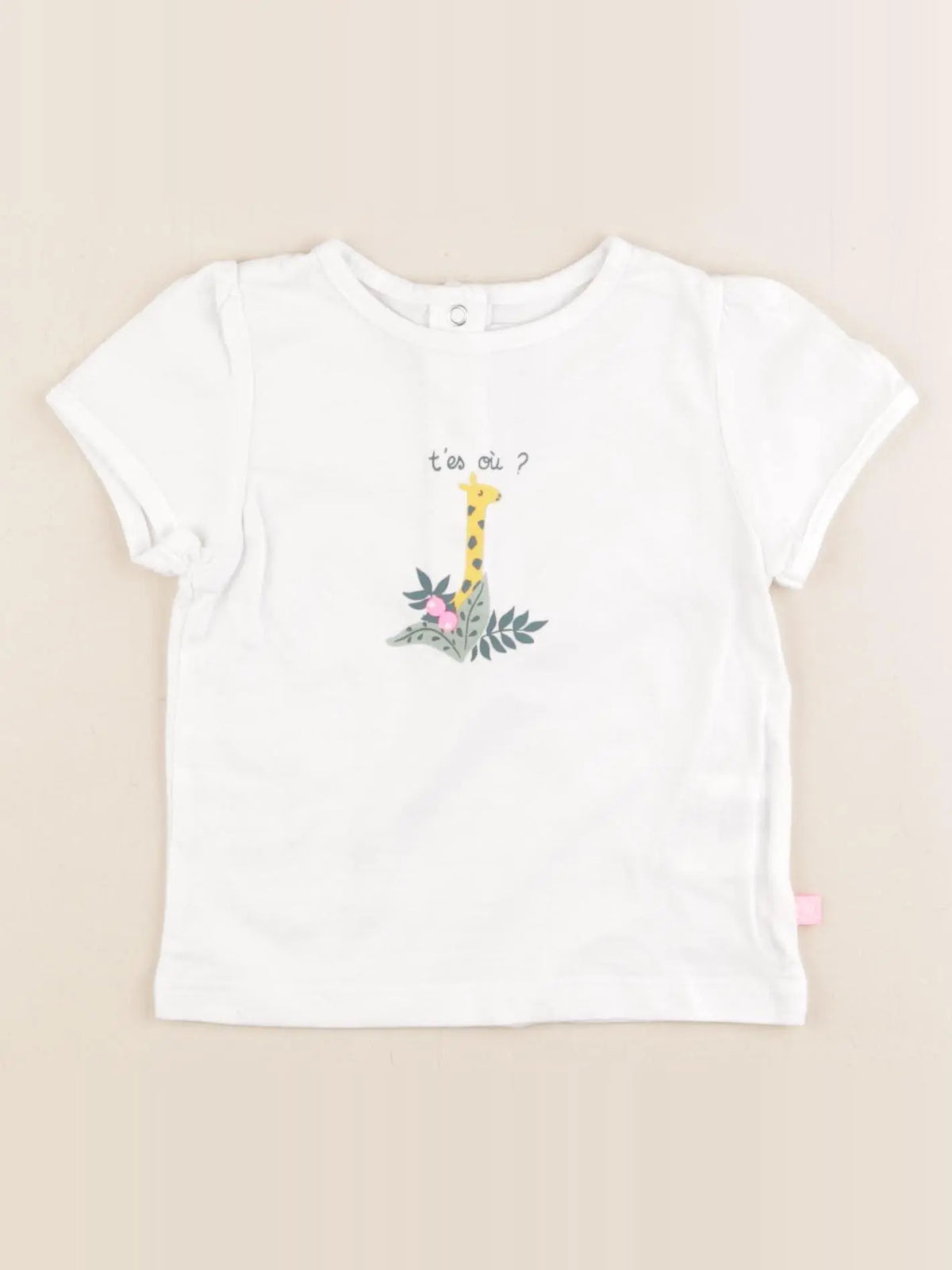 Cadet Rousselle - tee-shirt blanc - 6 mois