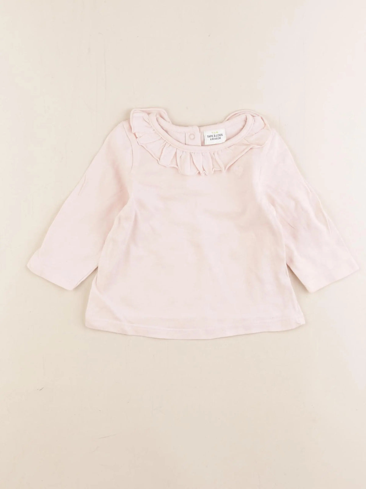 Tape à l'oeil - tee-shirt rose - 6 mois