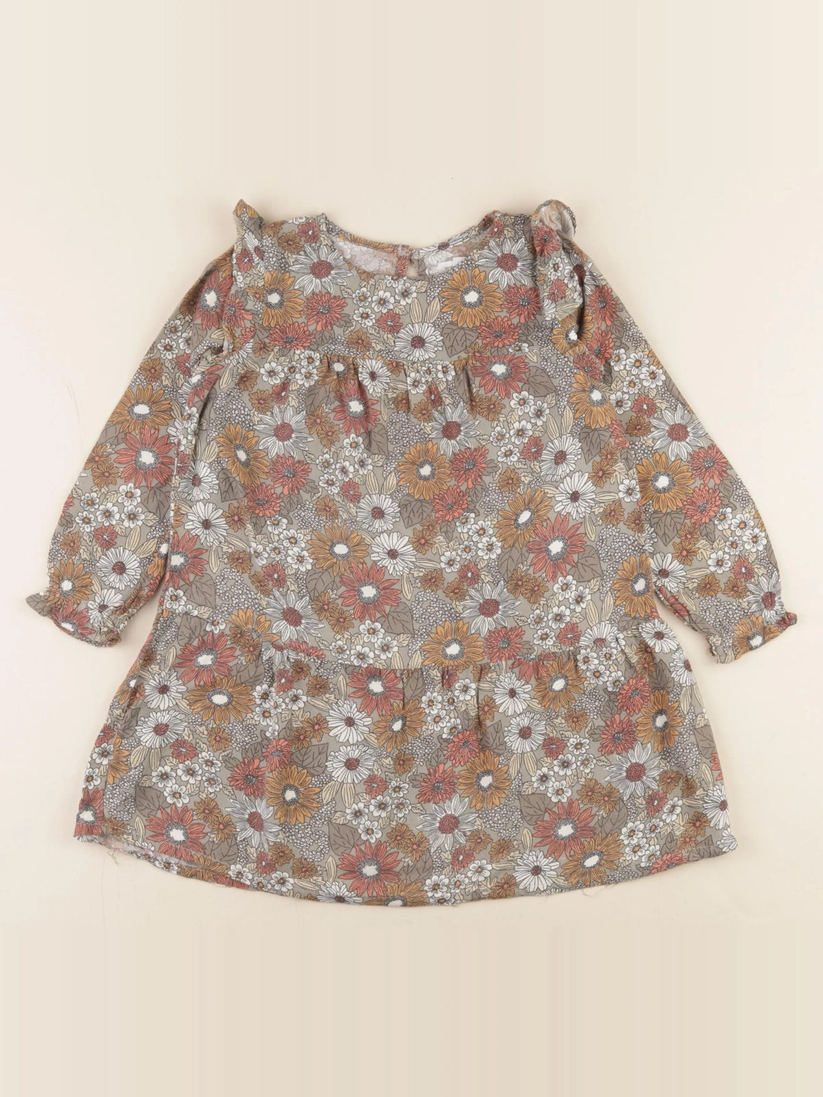 Vertbaudet - robe multicolore - 4 ans