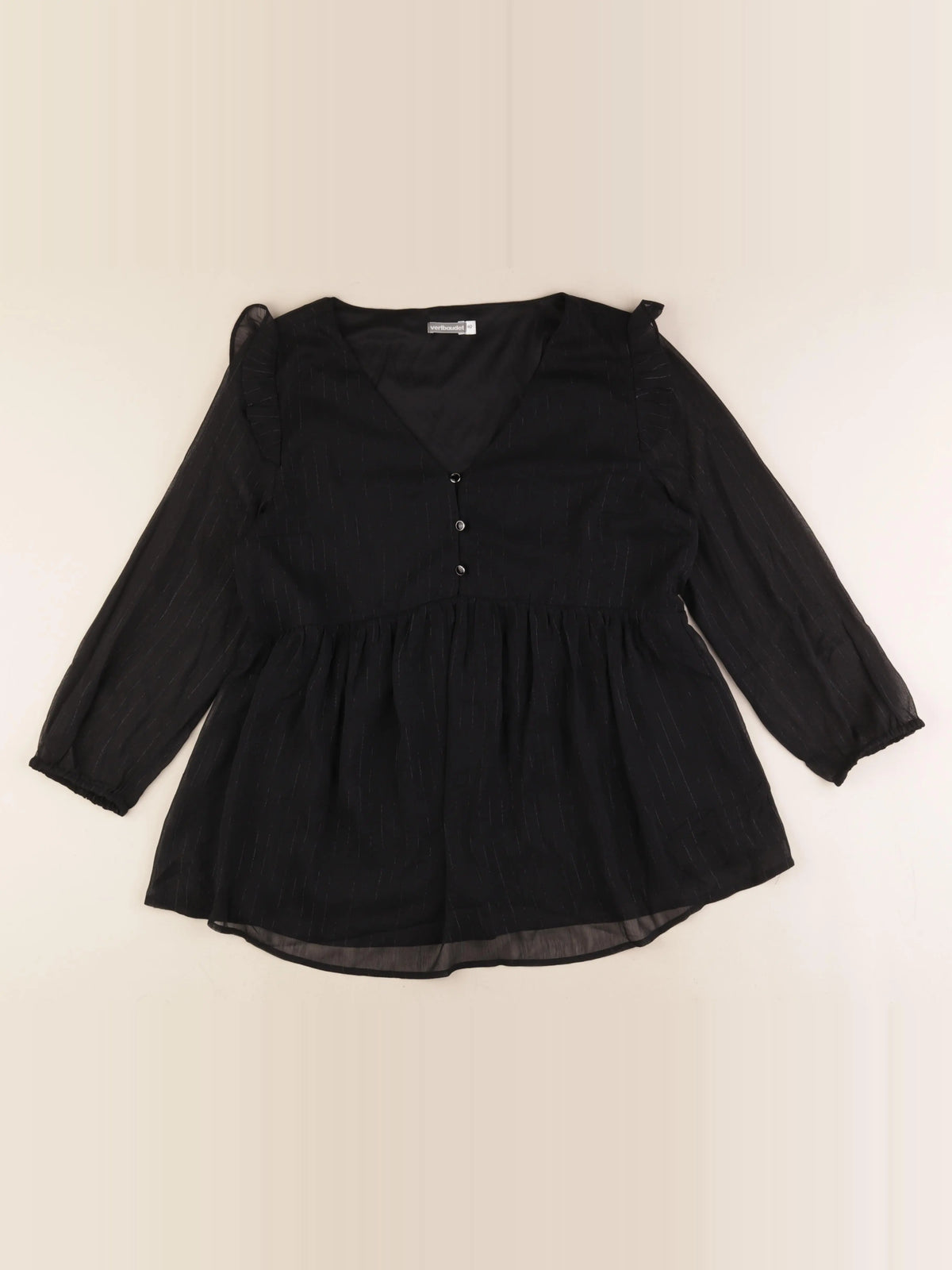 Vertbaudet - blouse grossesse noir, argent - 40