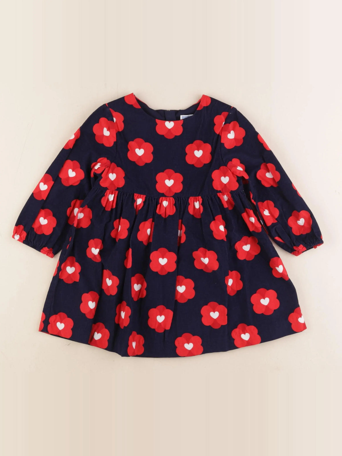 Jacadi - robe bleu, rouge - 12 mois