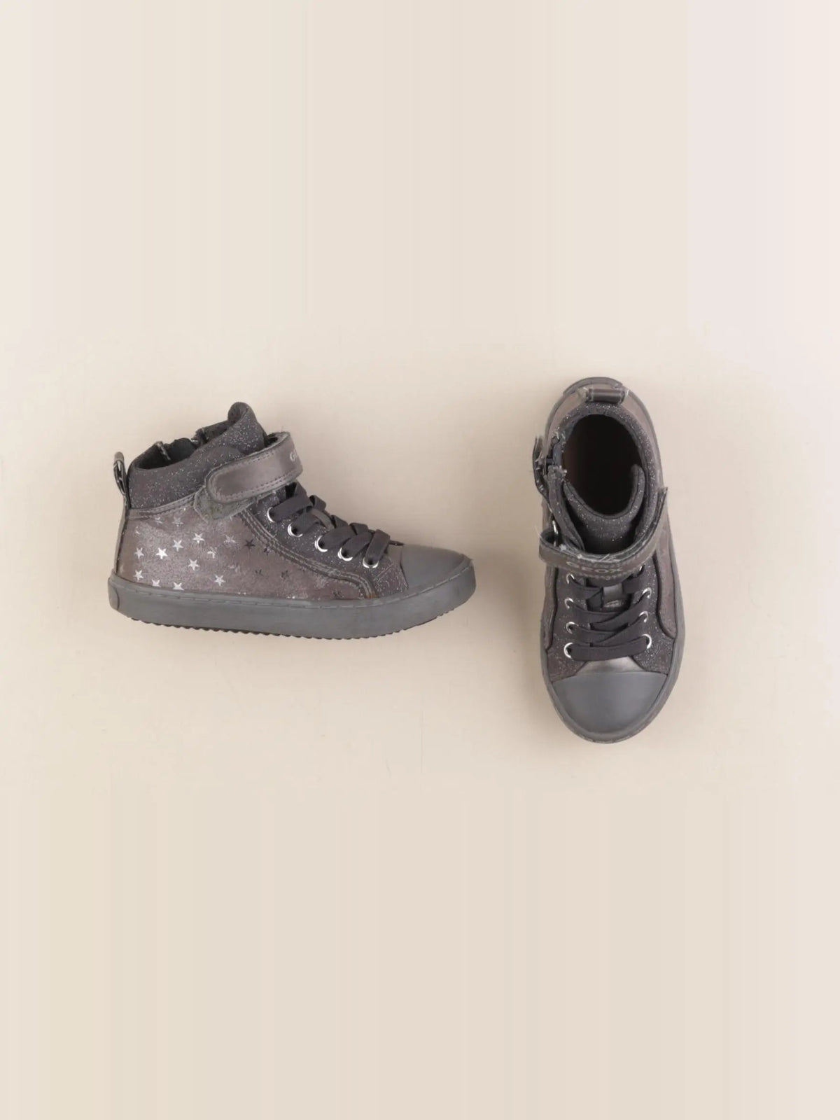 Geox - boots gris, argent - pointure 28