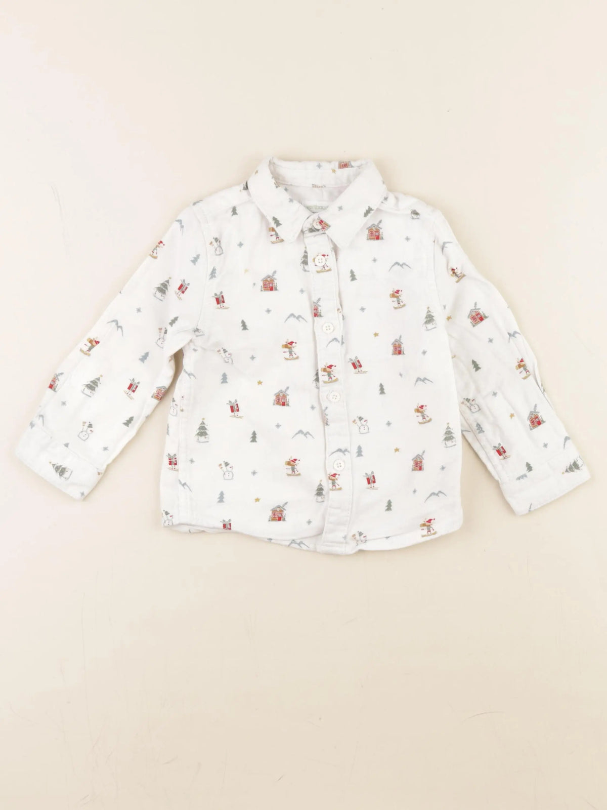 Vertbaudet - chemise blanc - 2 ans