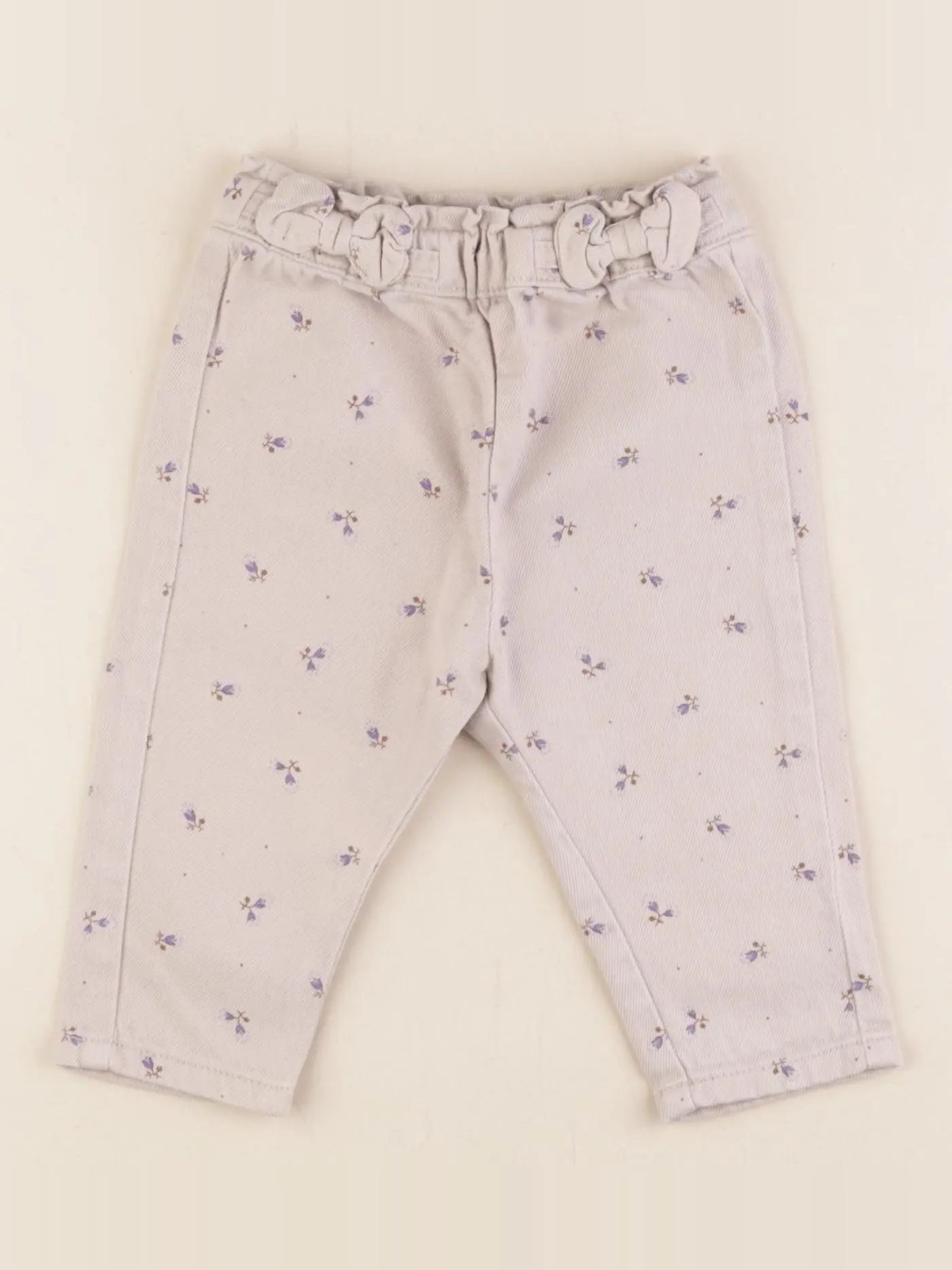 Vertbaudet - jean beige - 6 mois