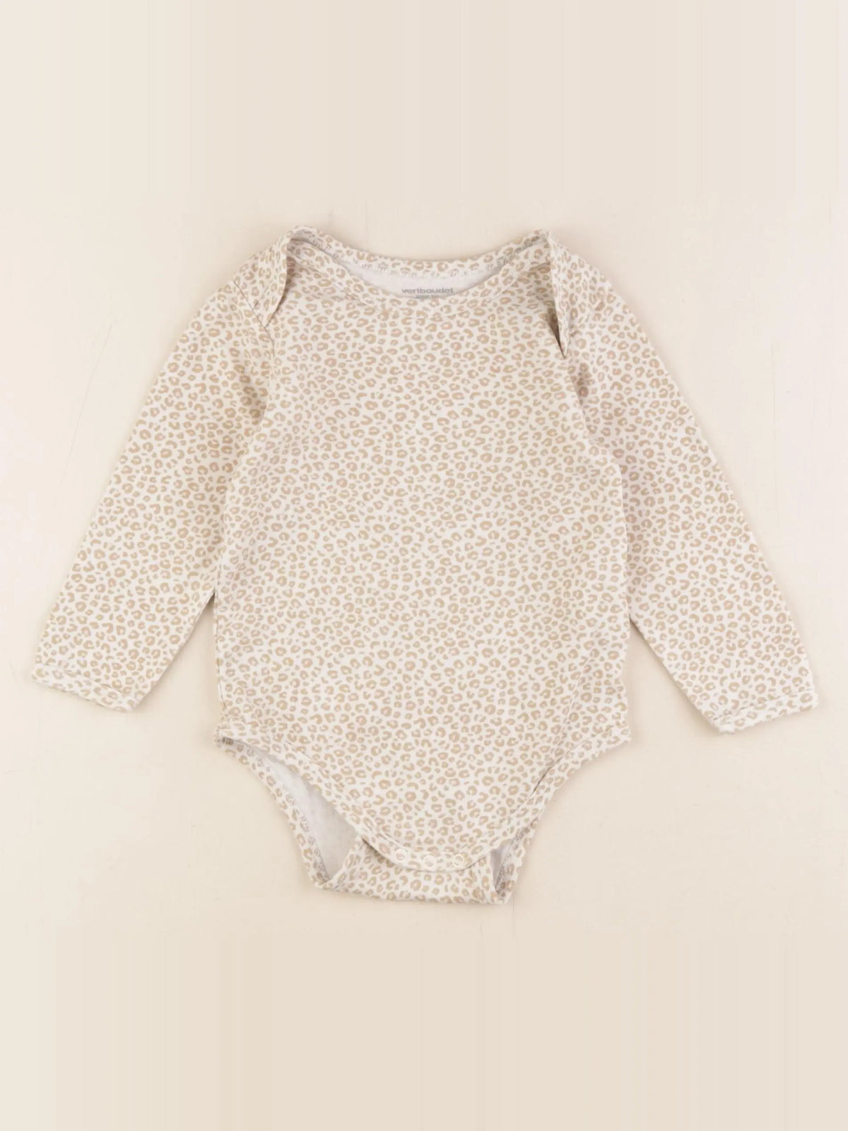 Vertbaudet - body beige - 24 mois