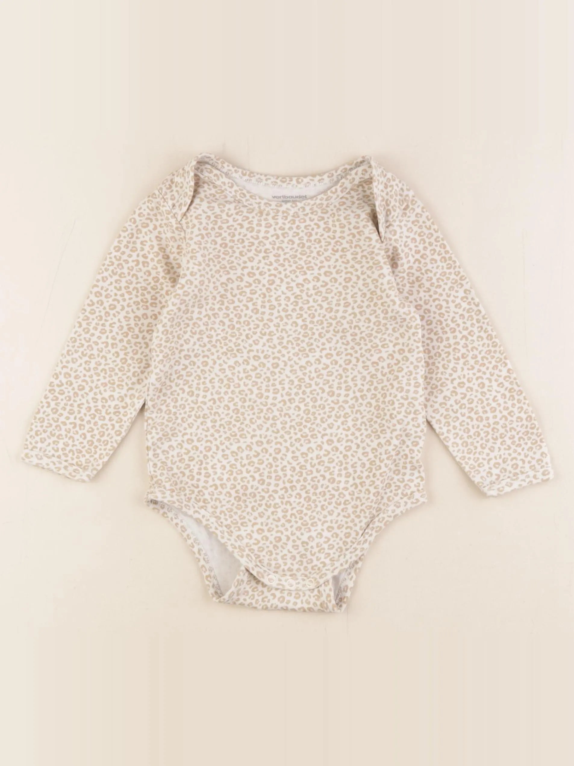 Vertbaudet - body beige - 24 mois