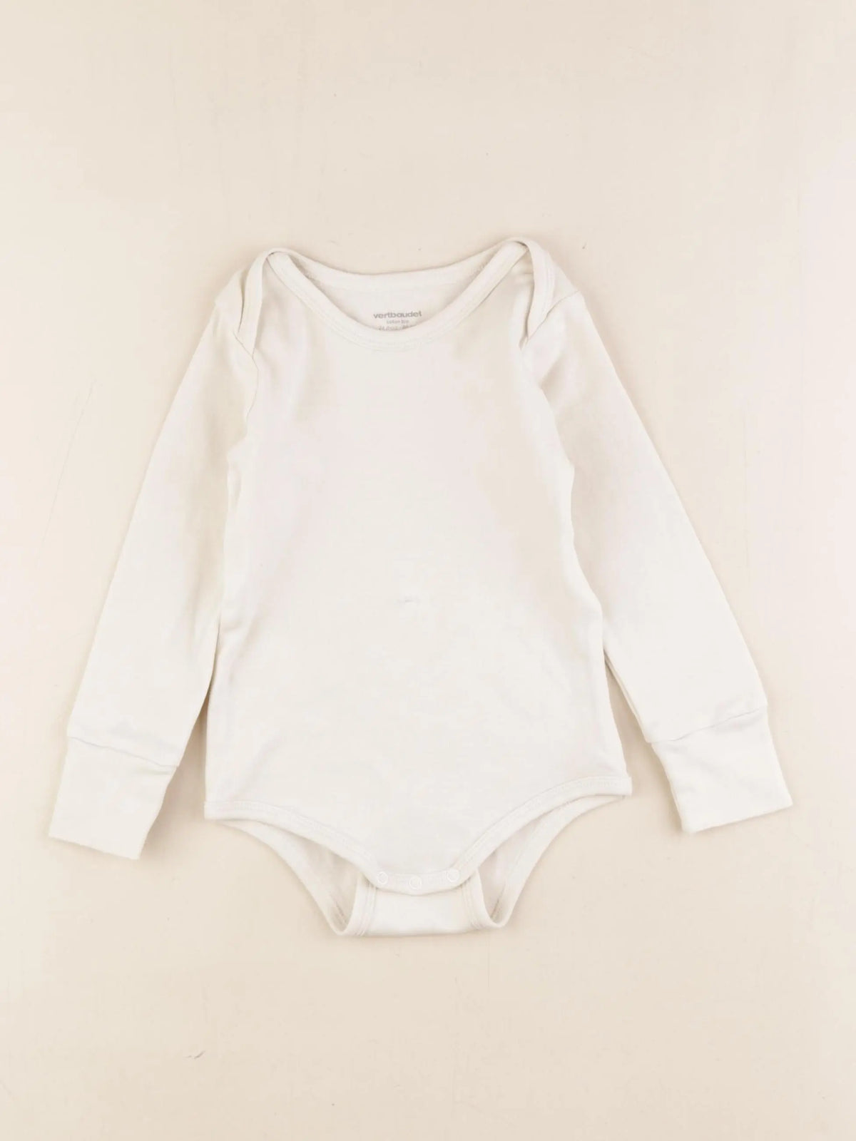 Vertbaudet - body beige - 24 mois