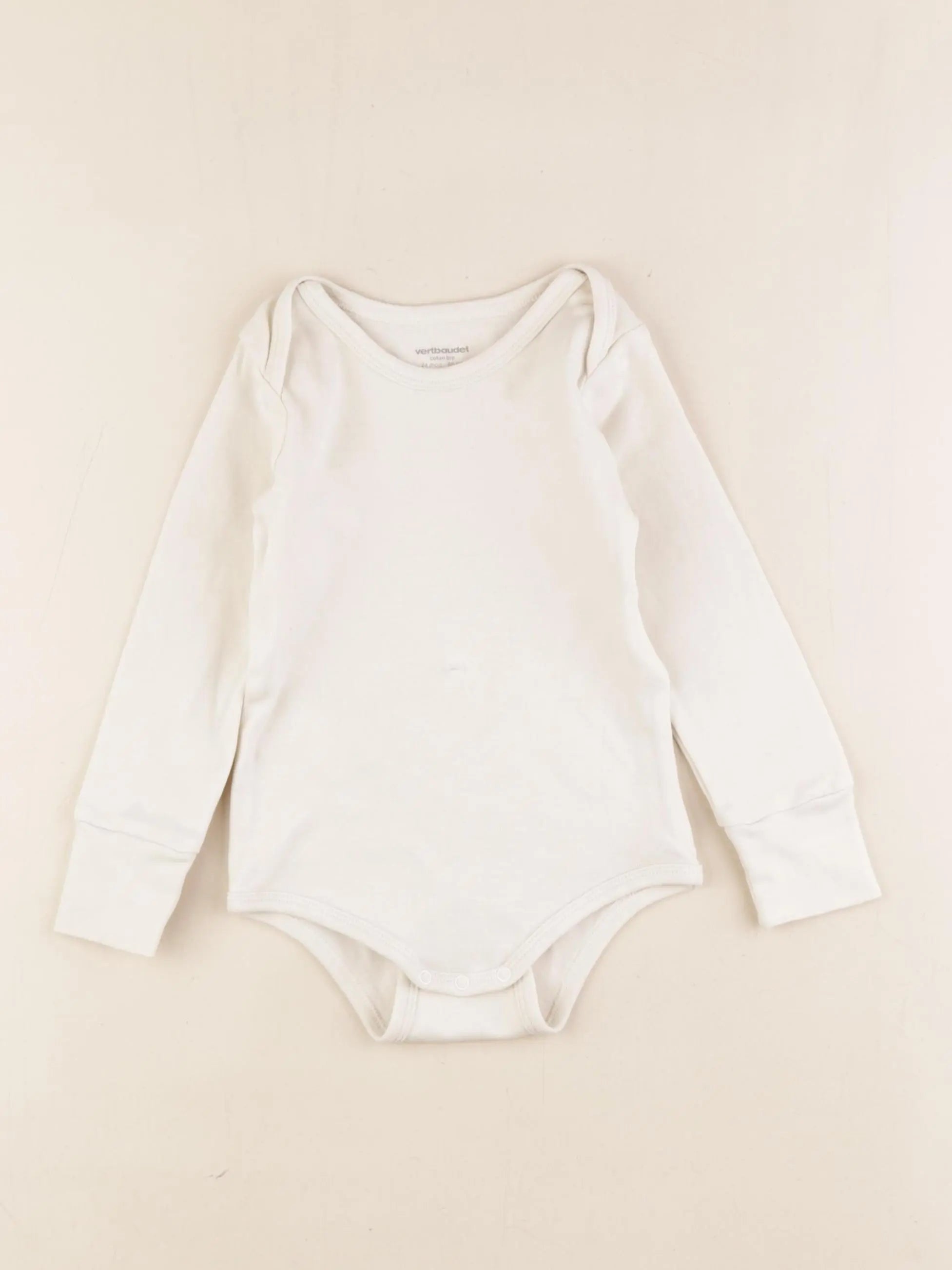 Vertbaudet - body beige - 24 mois