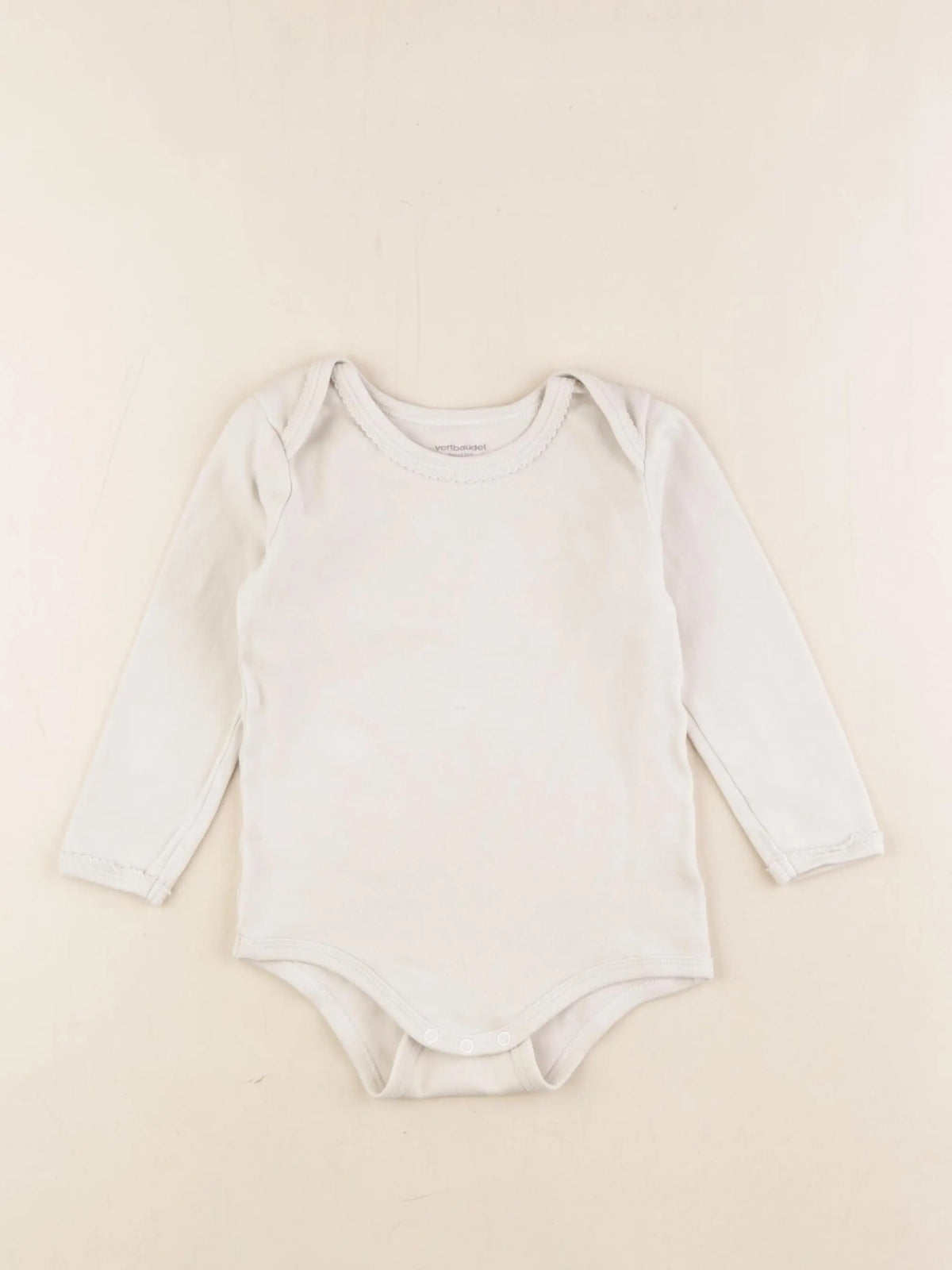 Vertbaudet - body beige - 24 mois