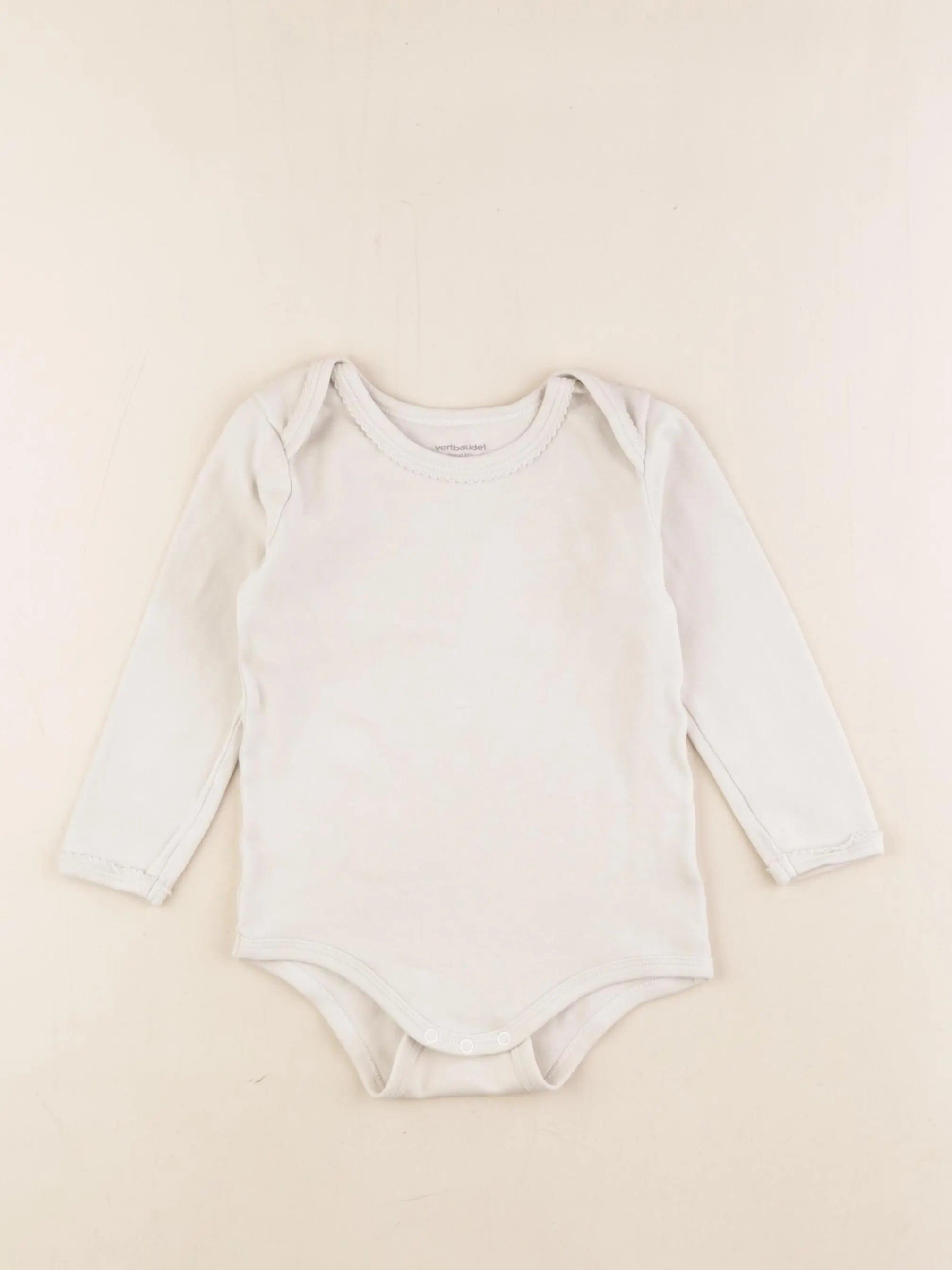 Vertbaudet - body beige - 24 mois