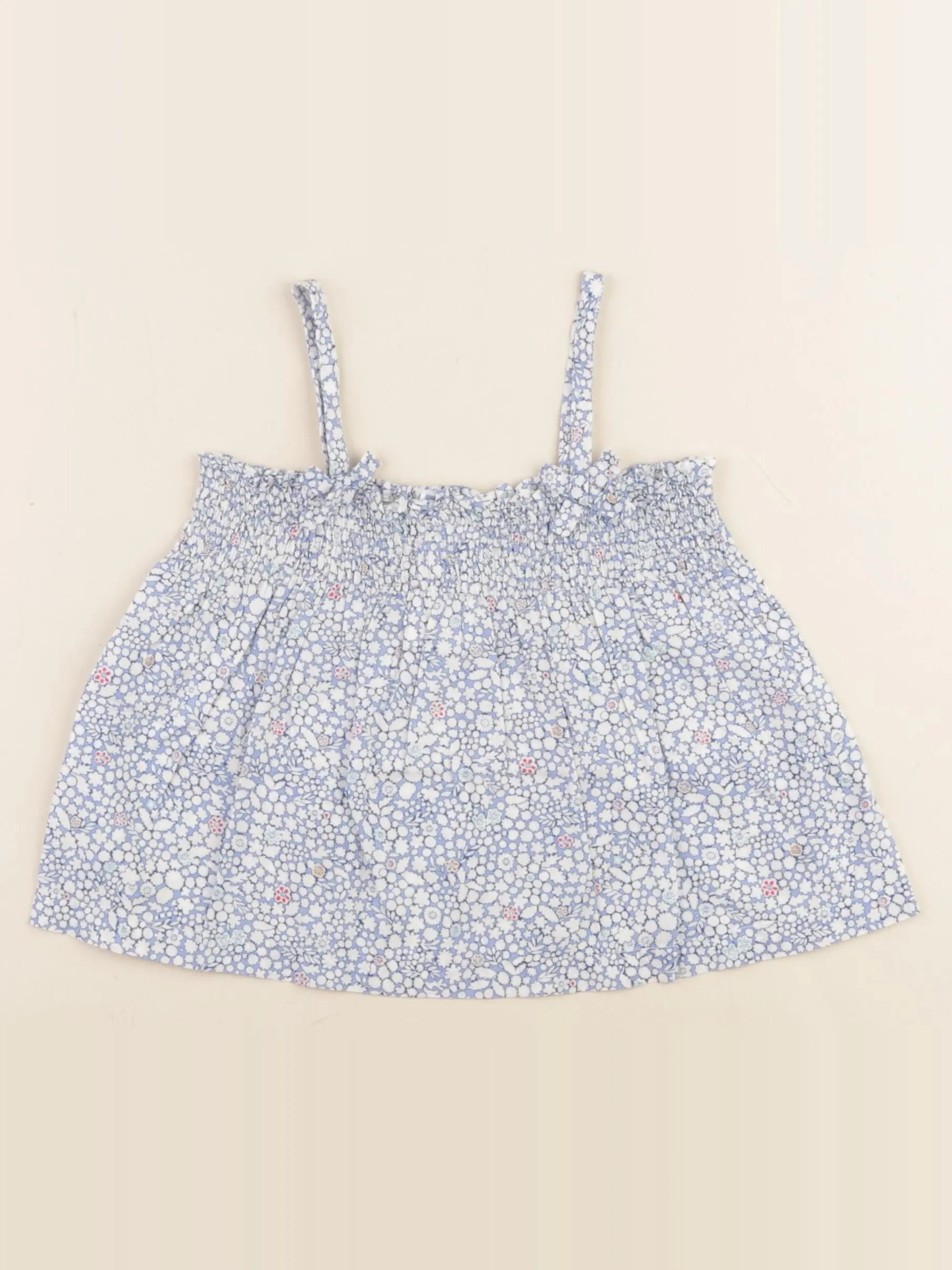 Jacadi - blouse liberty bleu - 36 mois