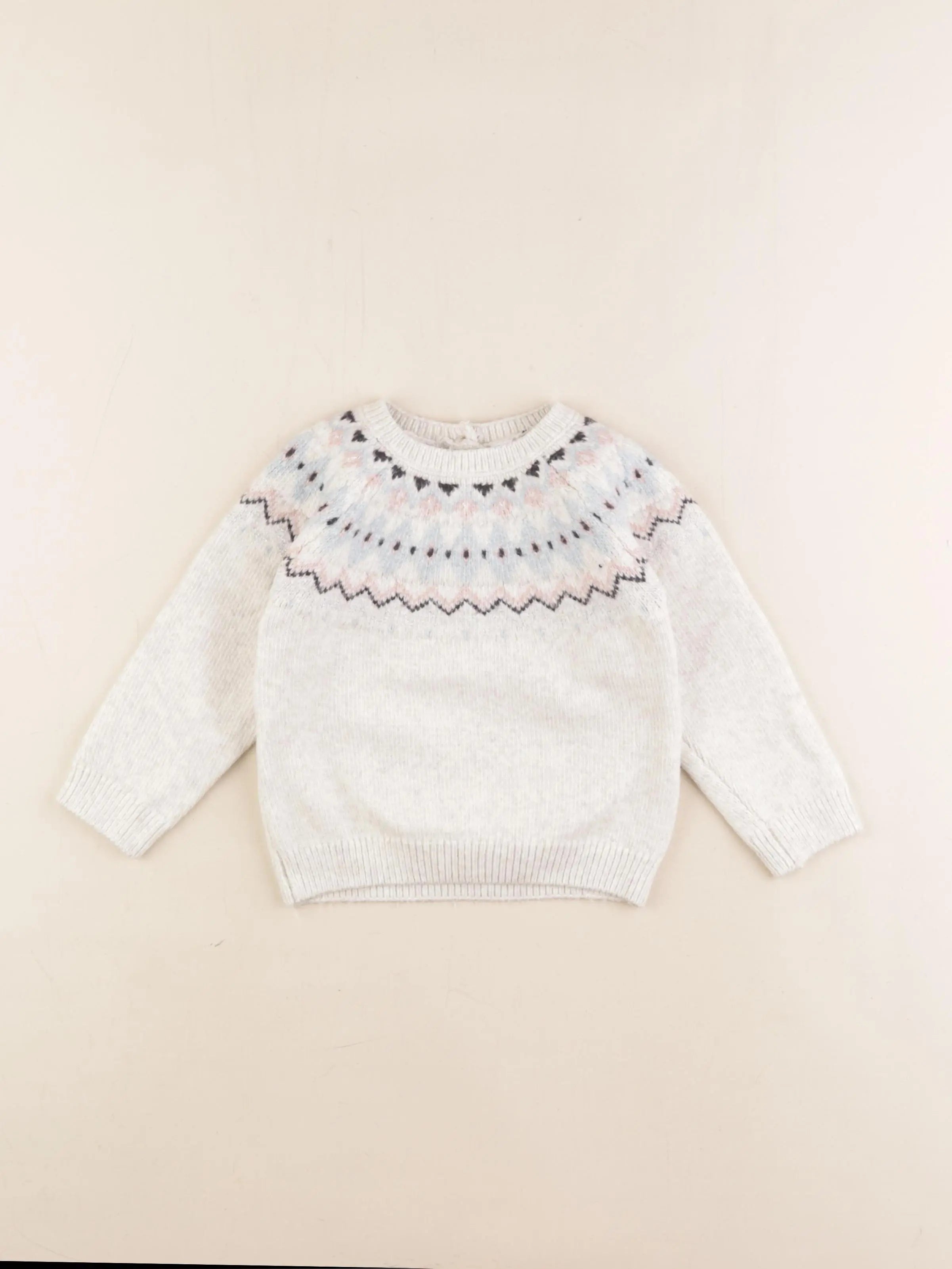 Marks & Spencer - pull multicolore - 12/18 mois