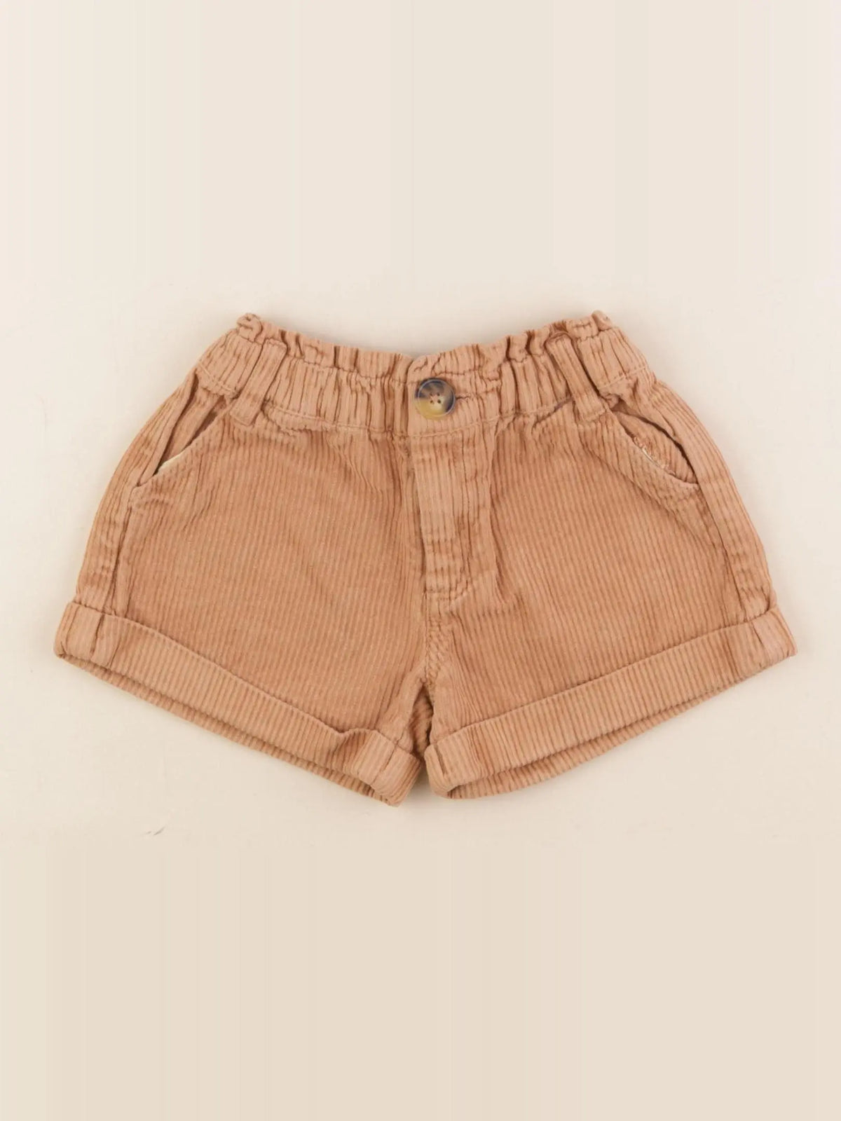 Vertbaudet - short marron - 2 ans