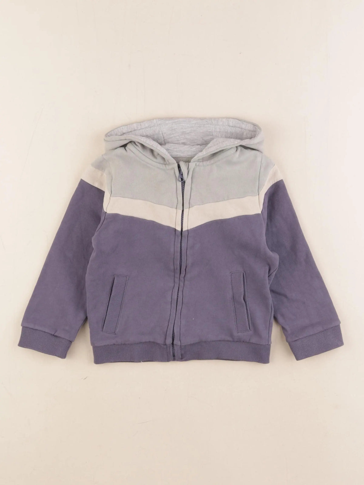 Vertbaudet - sweat bleu - 24 mois
