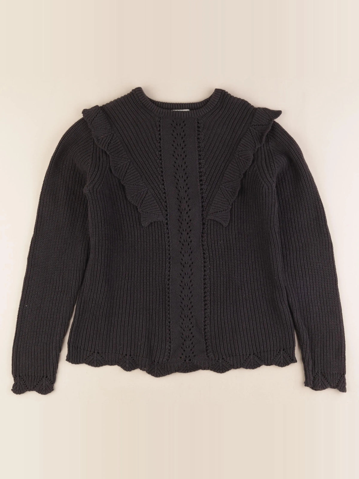 Vertbaudet - pull gris - 12 ans