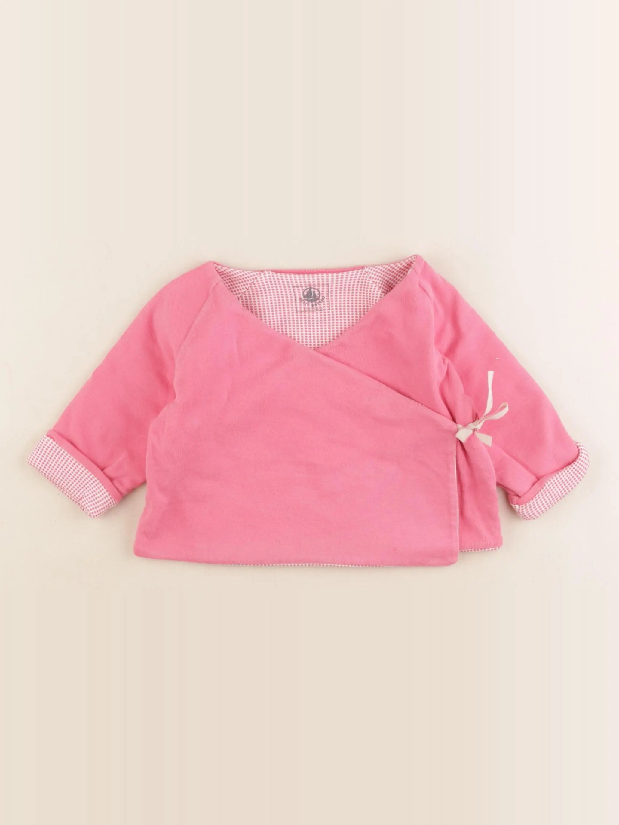 Petit Bateau - sweat rose - 12 mois