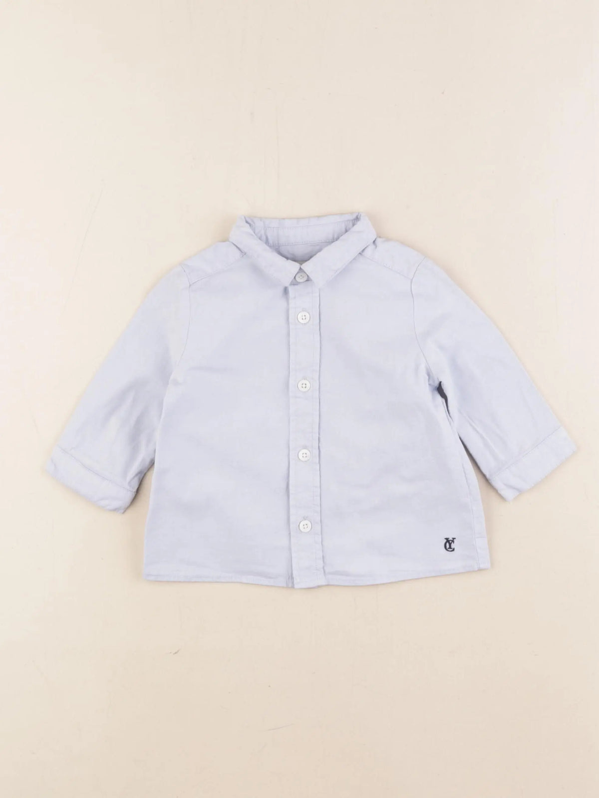 Cyrillus - chemise bleu - 6 mois