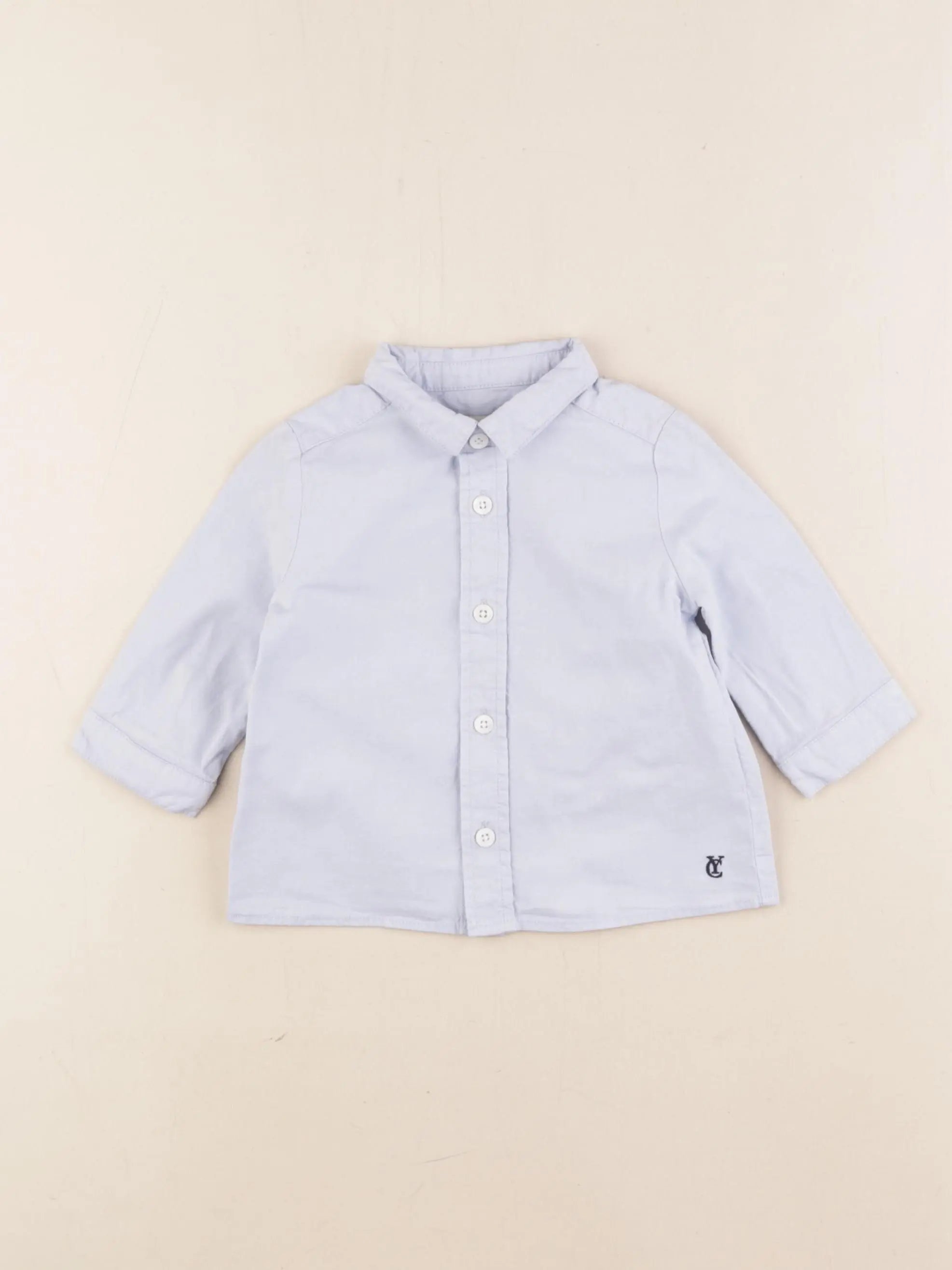 Cyrillus - chemise bleu - 6 mois