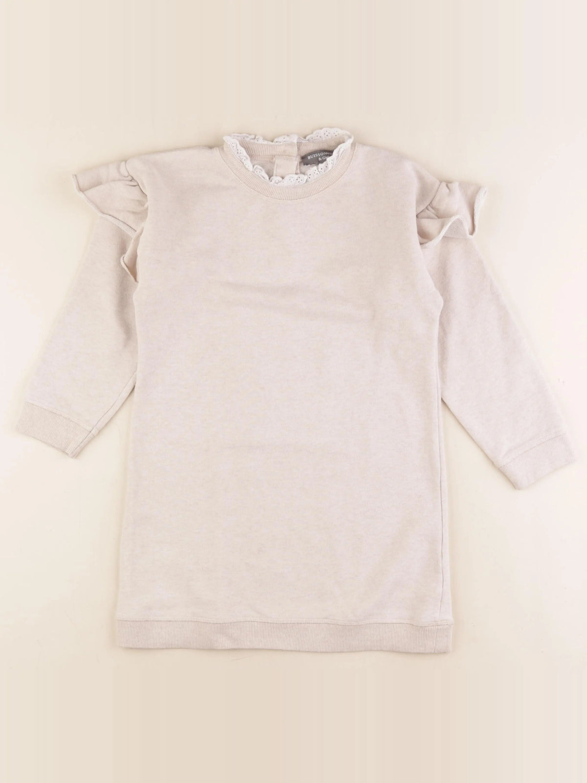 Buissonnière - sweat beige - 8 ans