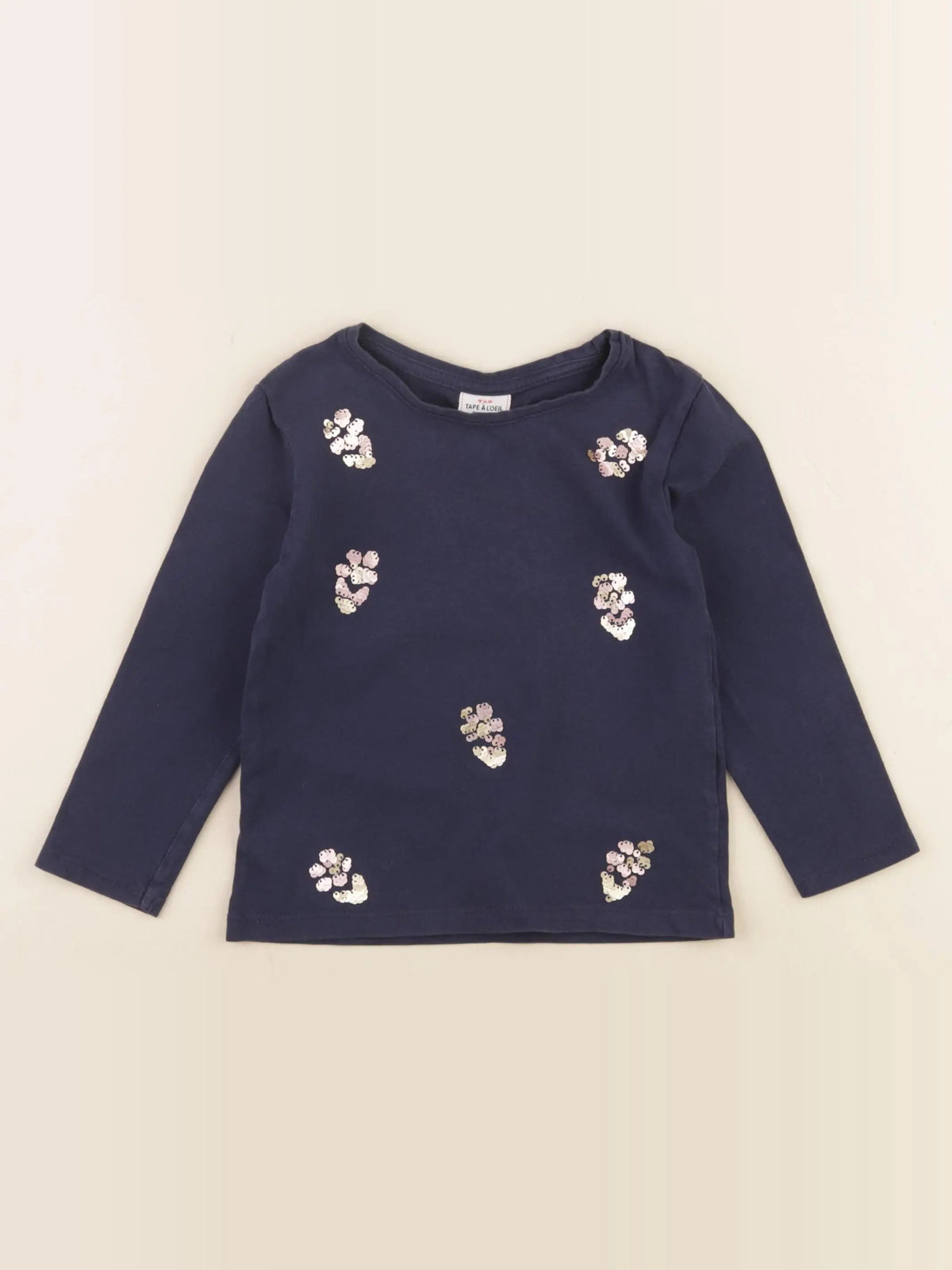Tape à l'oeil - tee-shirt bleu - 3 ans