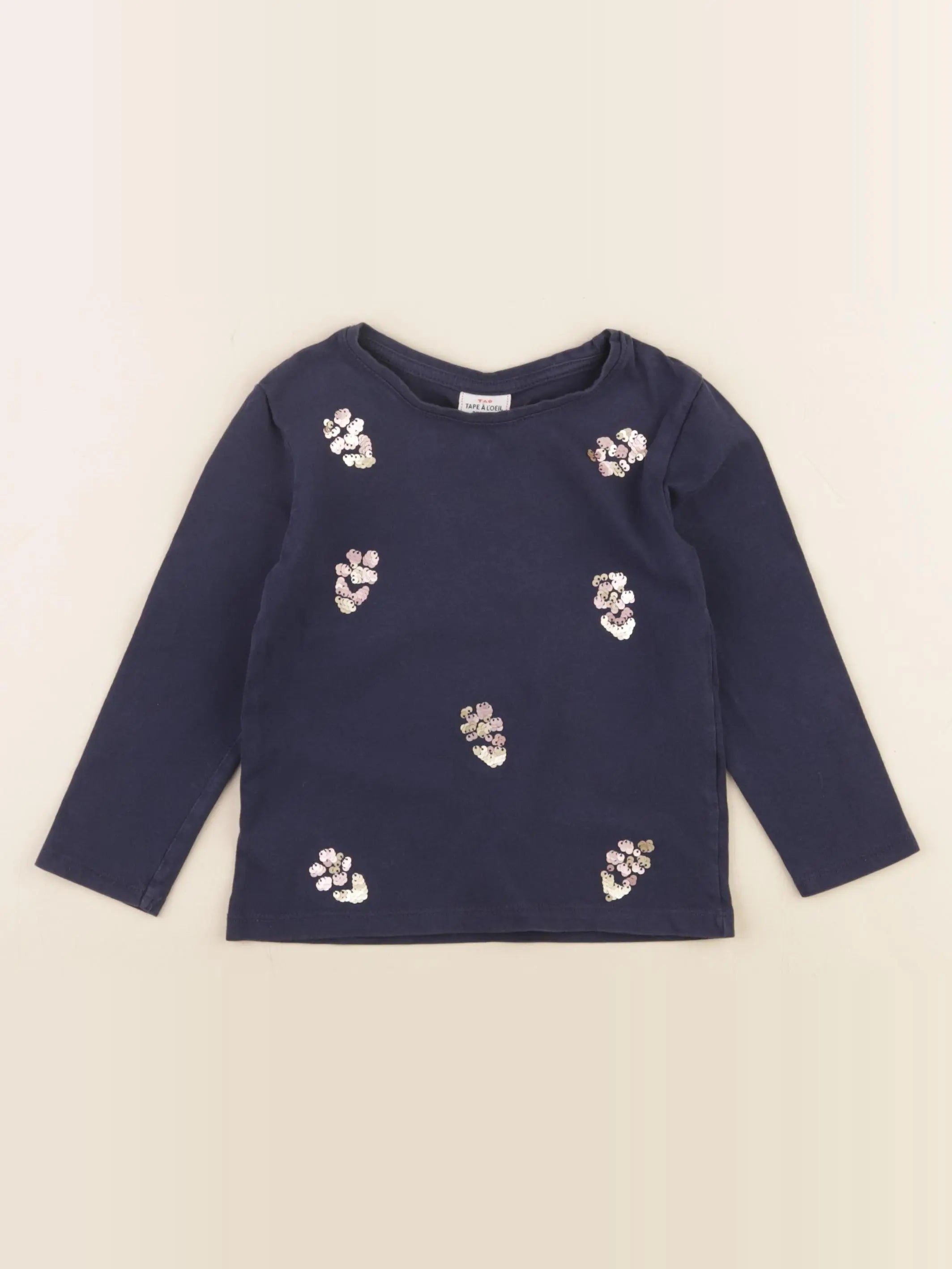 Tape à l'oeil - tee-shirt bleu - 3 ans