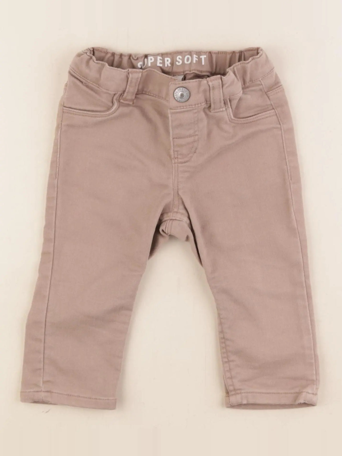 H&M - jegging marron - 6/9 mois