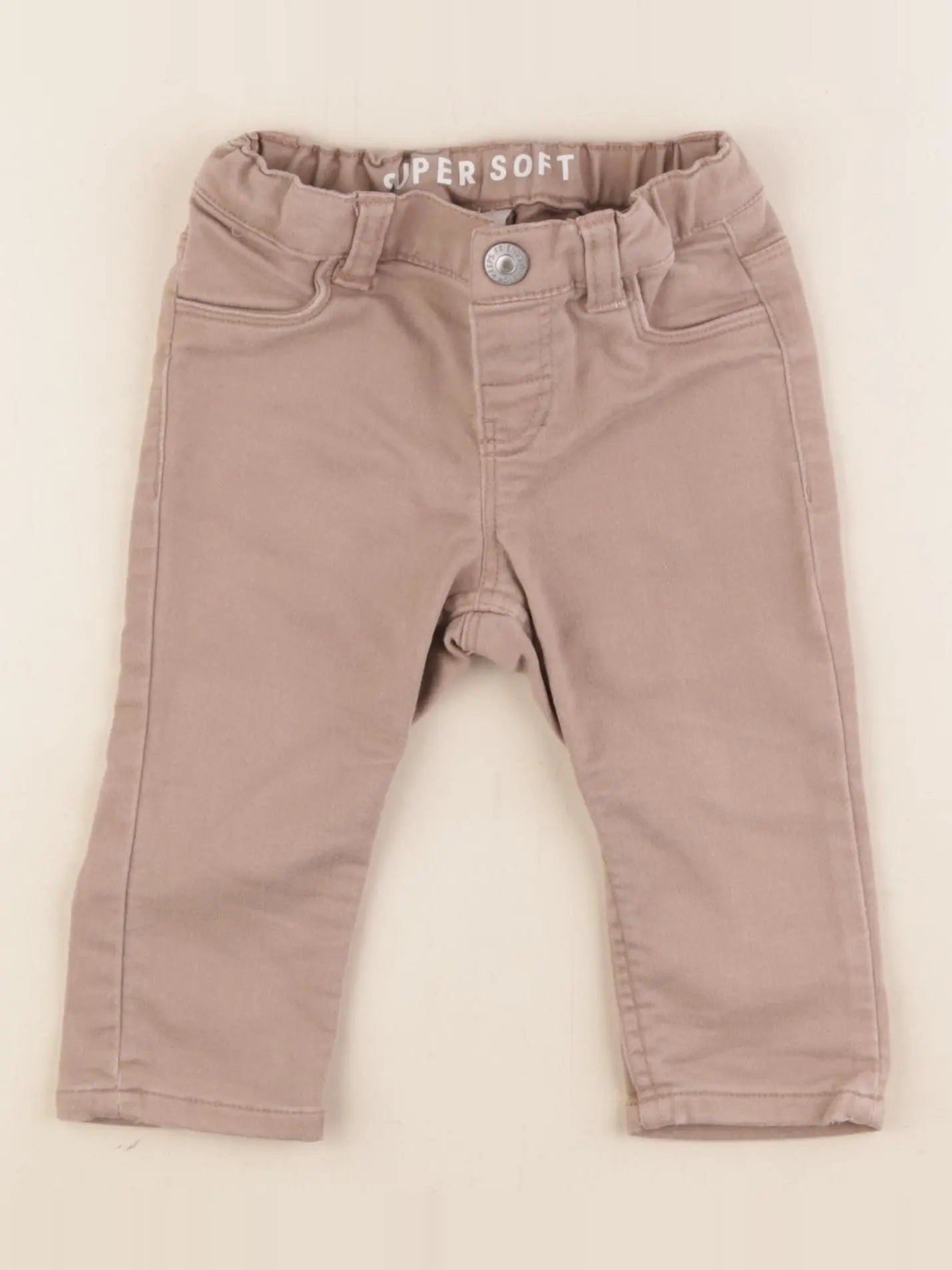 H&M - jegging marron - 6/9 mois