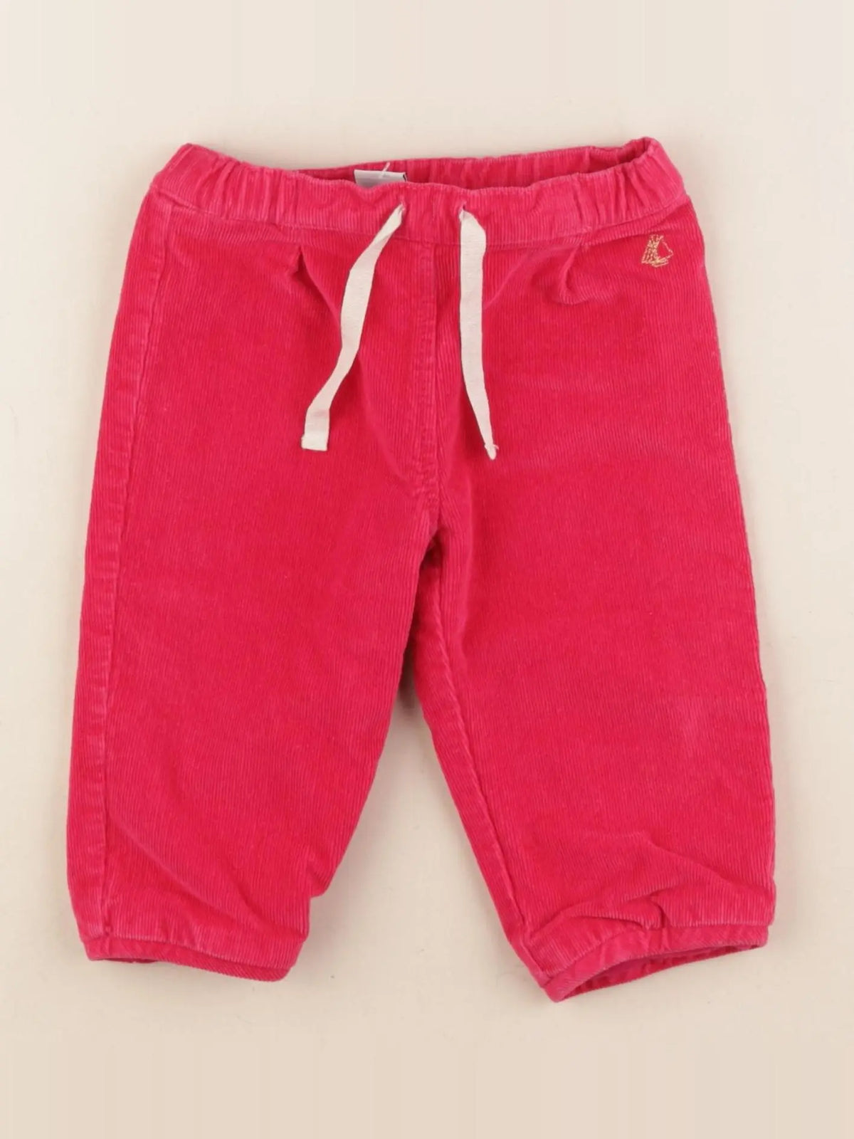 Petit Bateau - pantalon rose - 12 mois