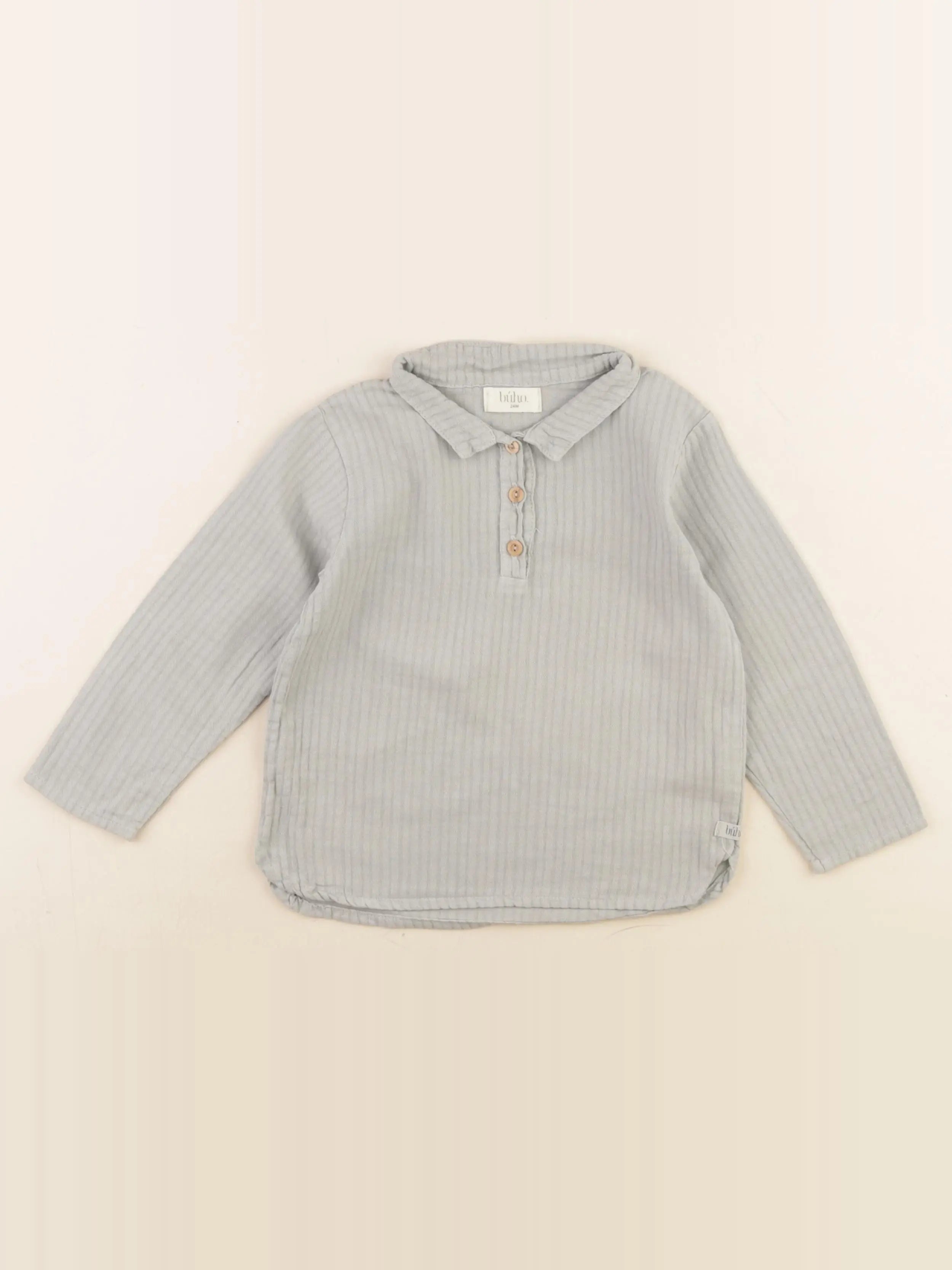 Buho - chemise vert - 24 mois