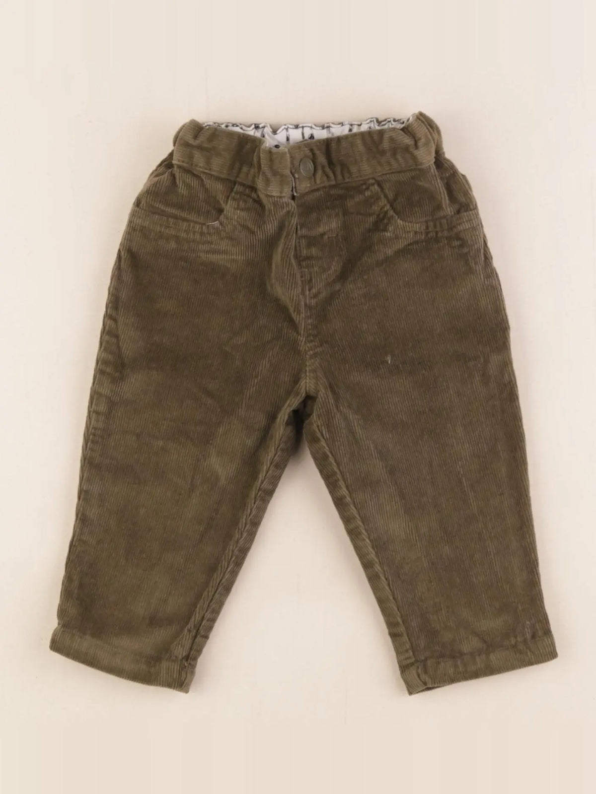 Petit Bateau - pantalon vert - 6 mois