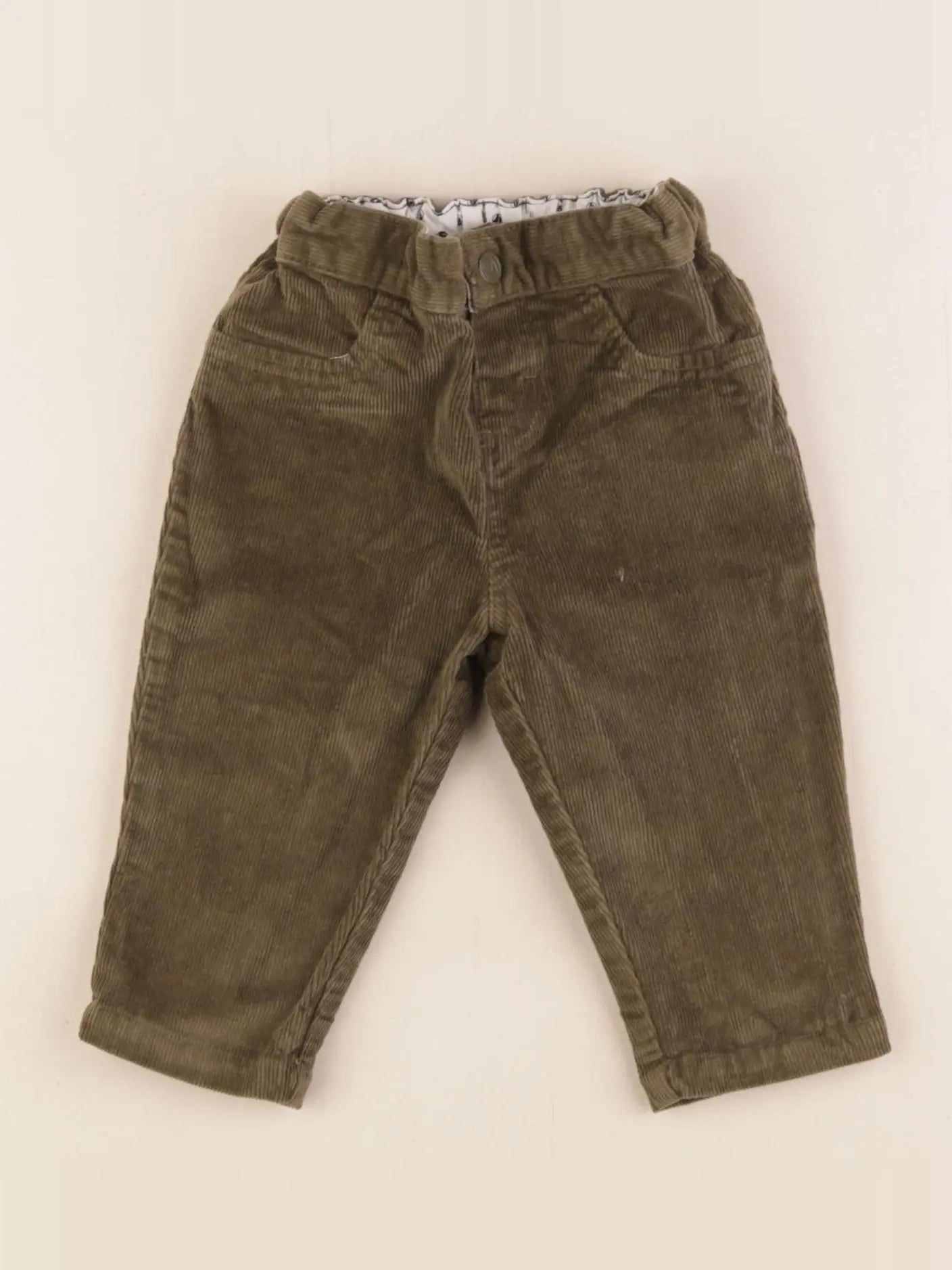 Petit Bateau - pantalon vert - 6 mois