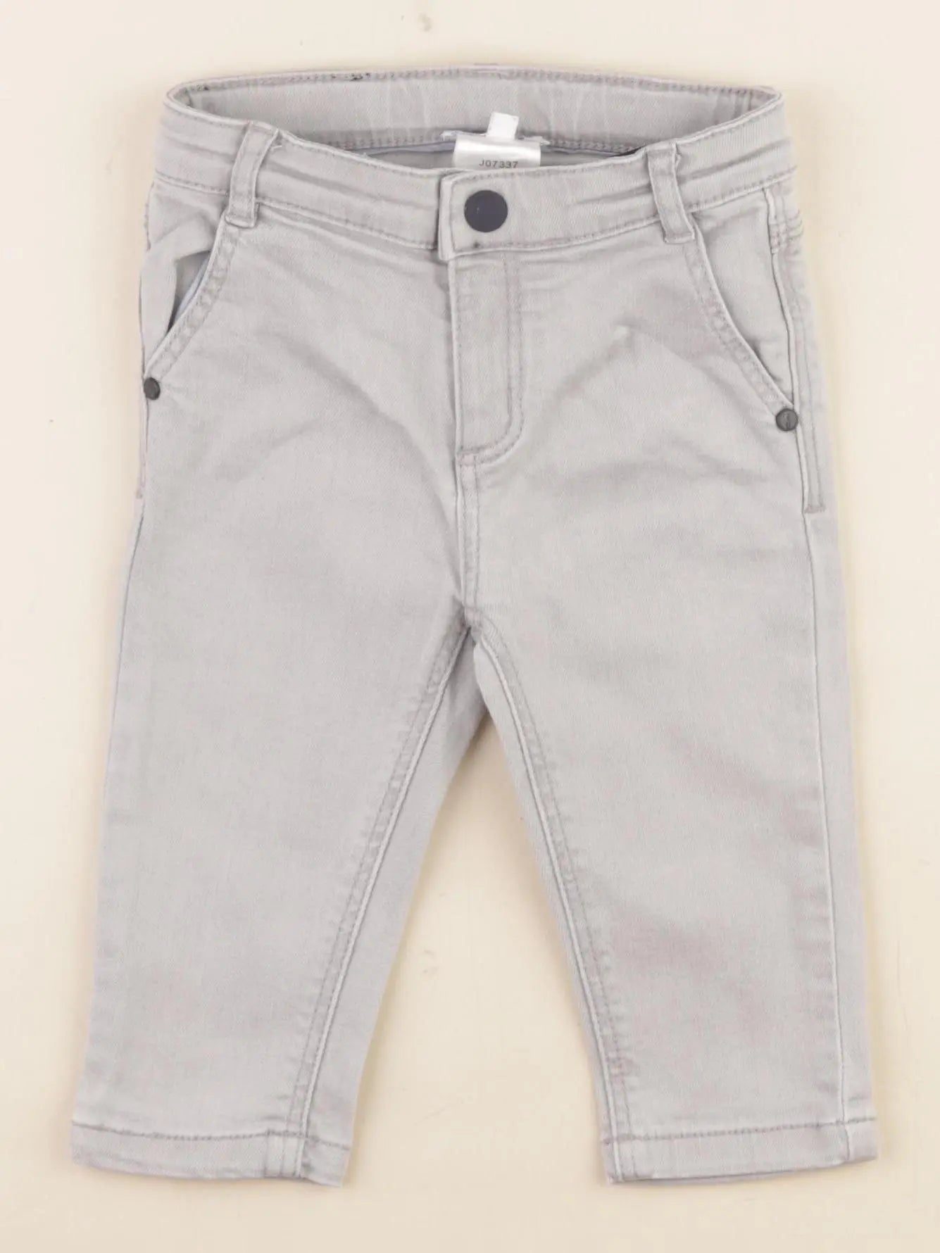 Jacadi - jean gris - 12 mois