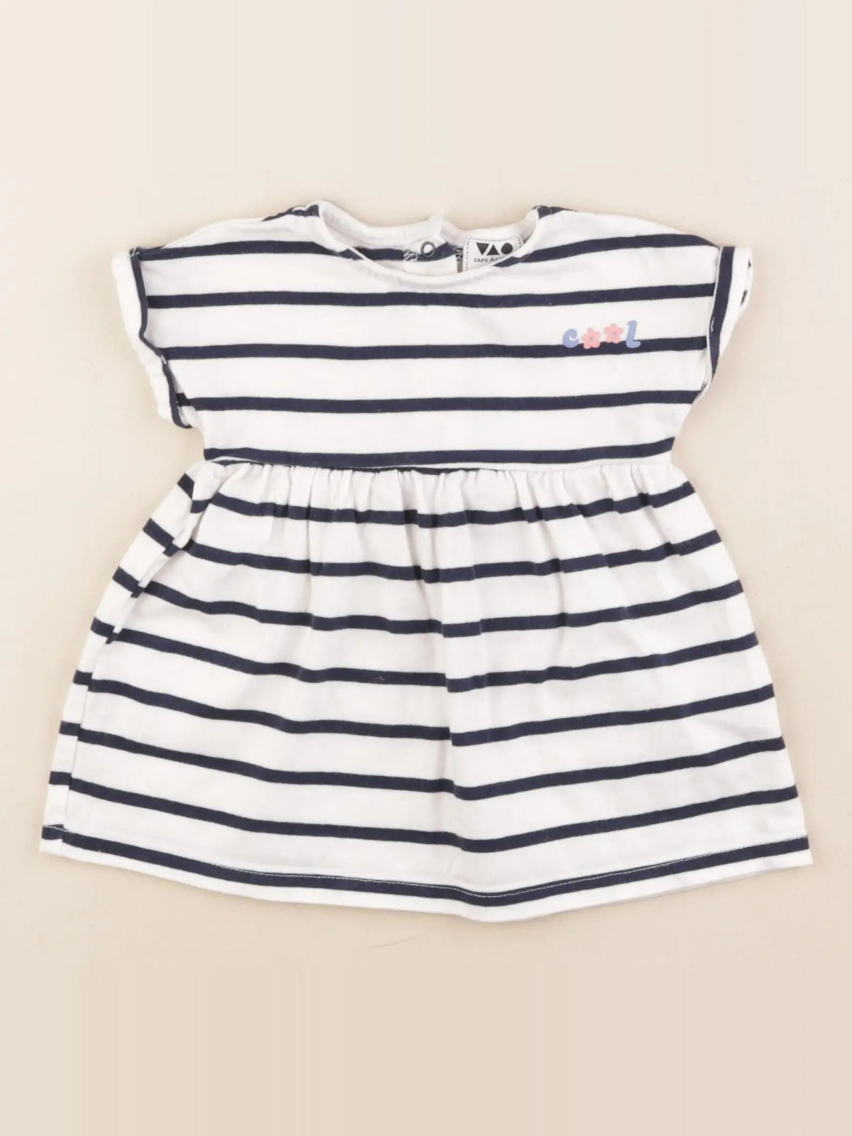 Tape à l'oeil - robe blanc - 6 mois