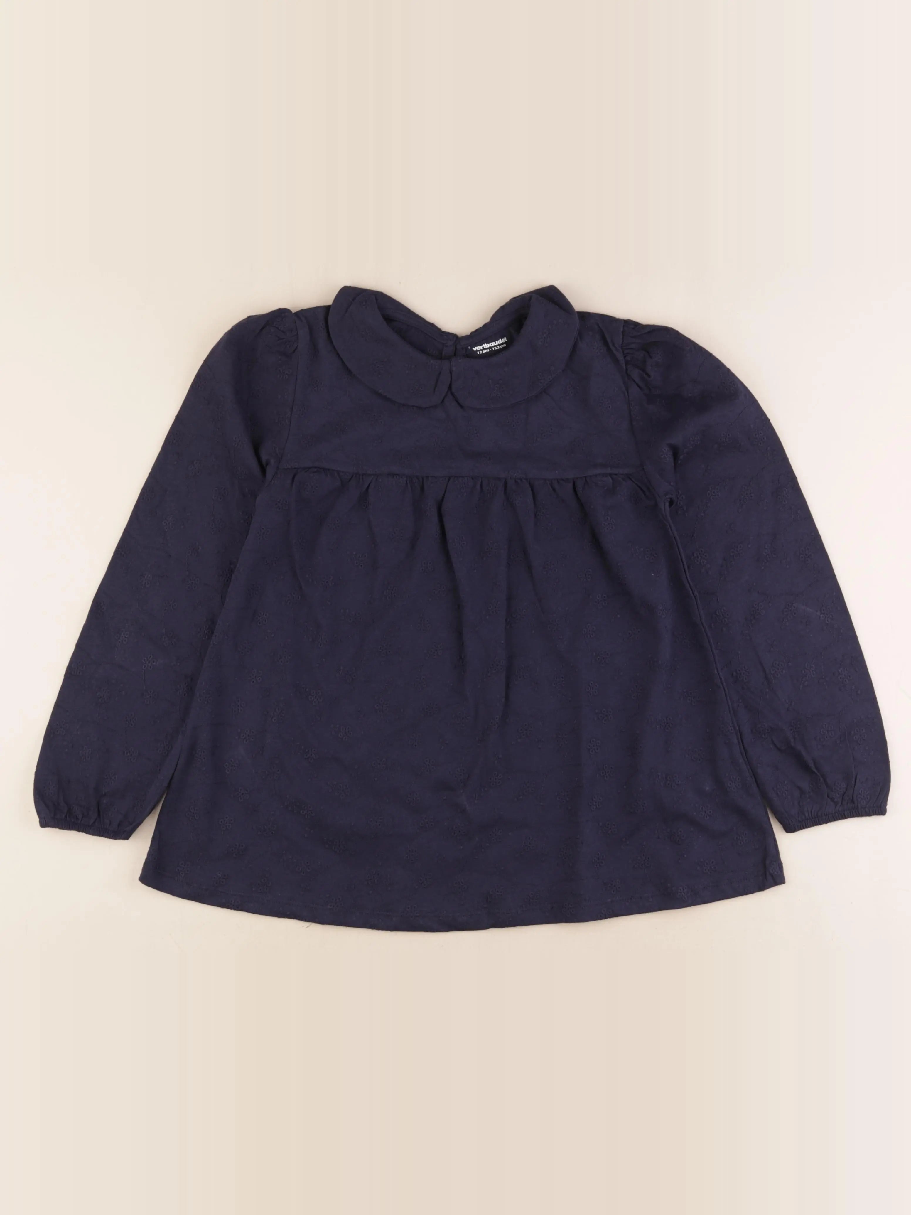 Vertbaudet - tee-shirt bleu - 12 ans