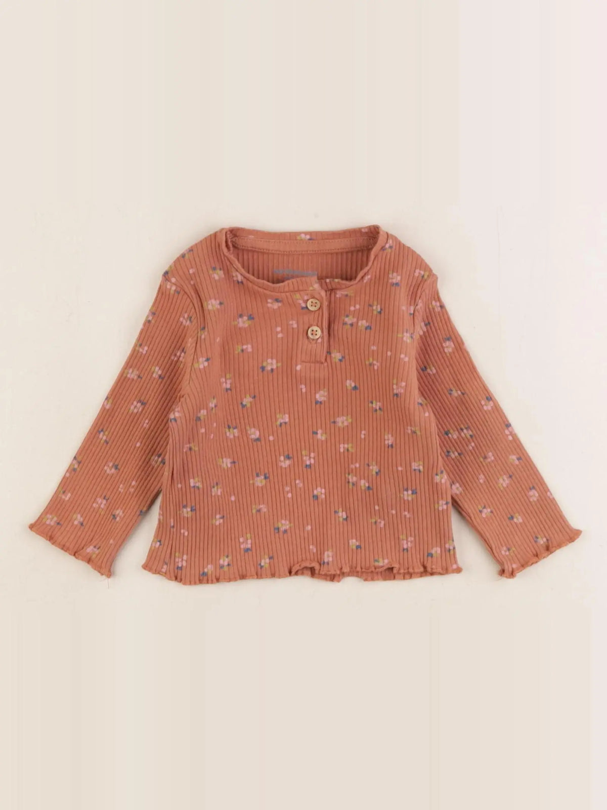 Vertbaudet - tee-shirt rouge - 3 mois