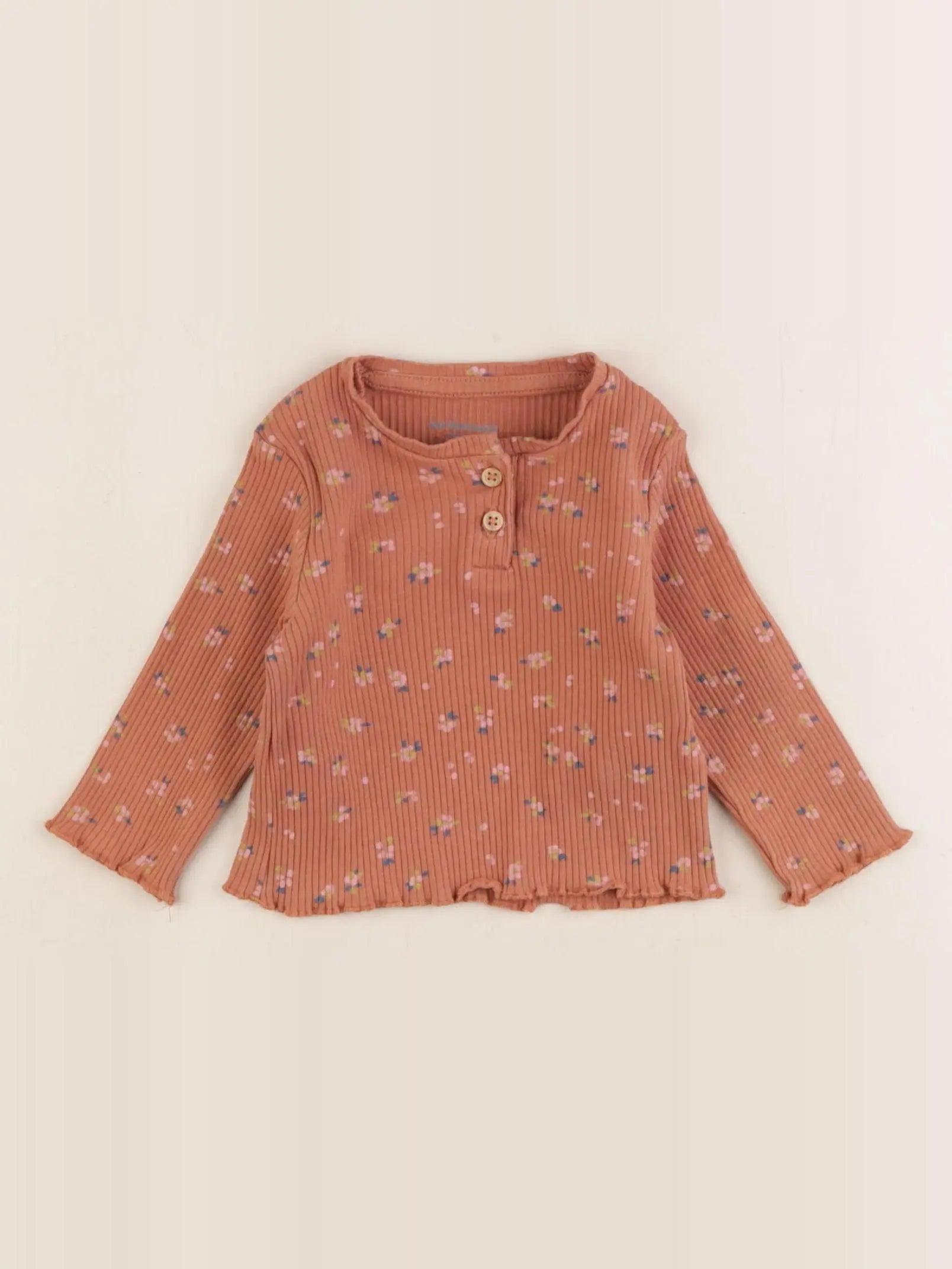 Vertbaudet - tee-shirt rouge - 3 mois