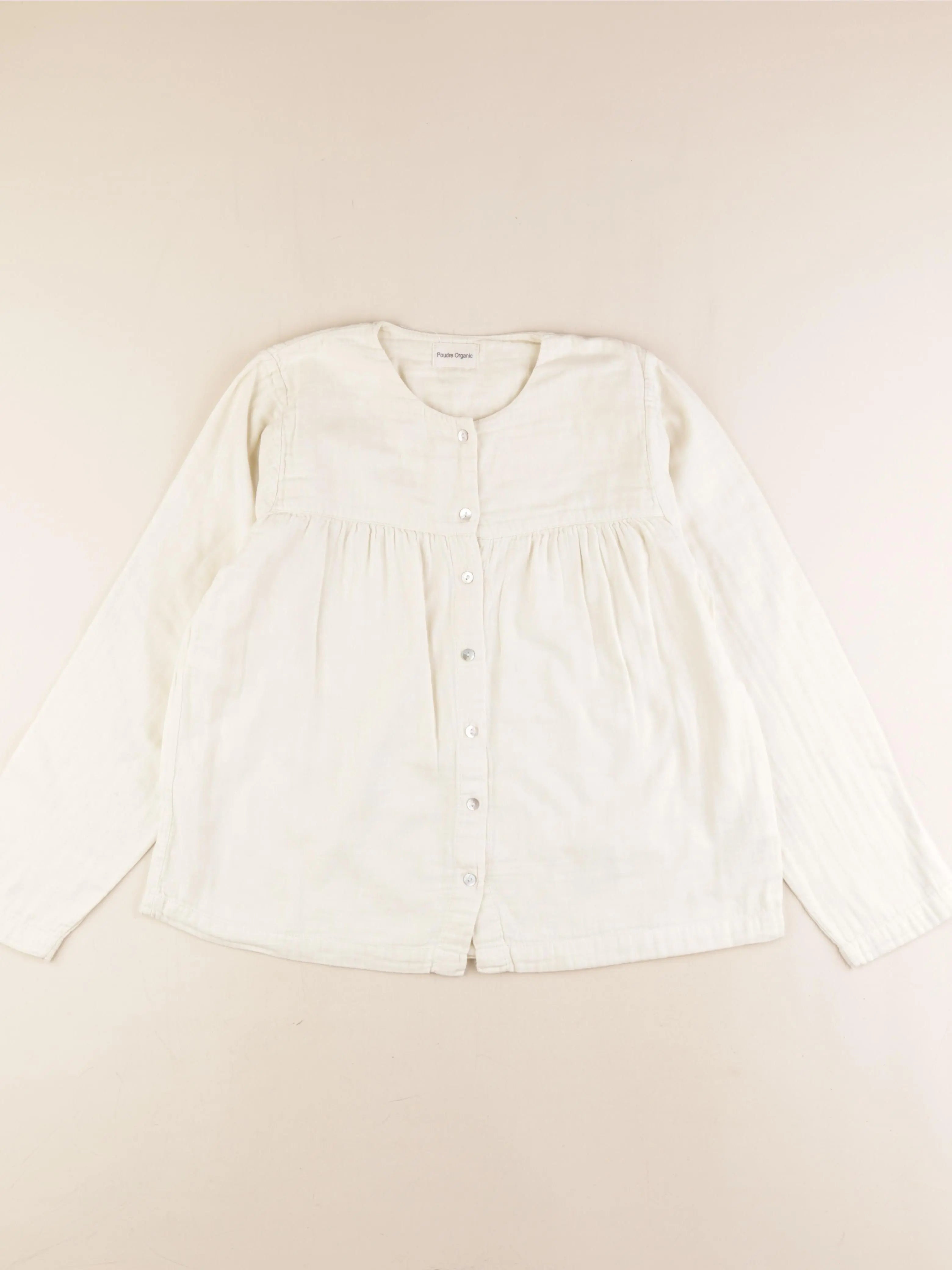 Poudre Organic - chemise blanc - 12 ans