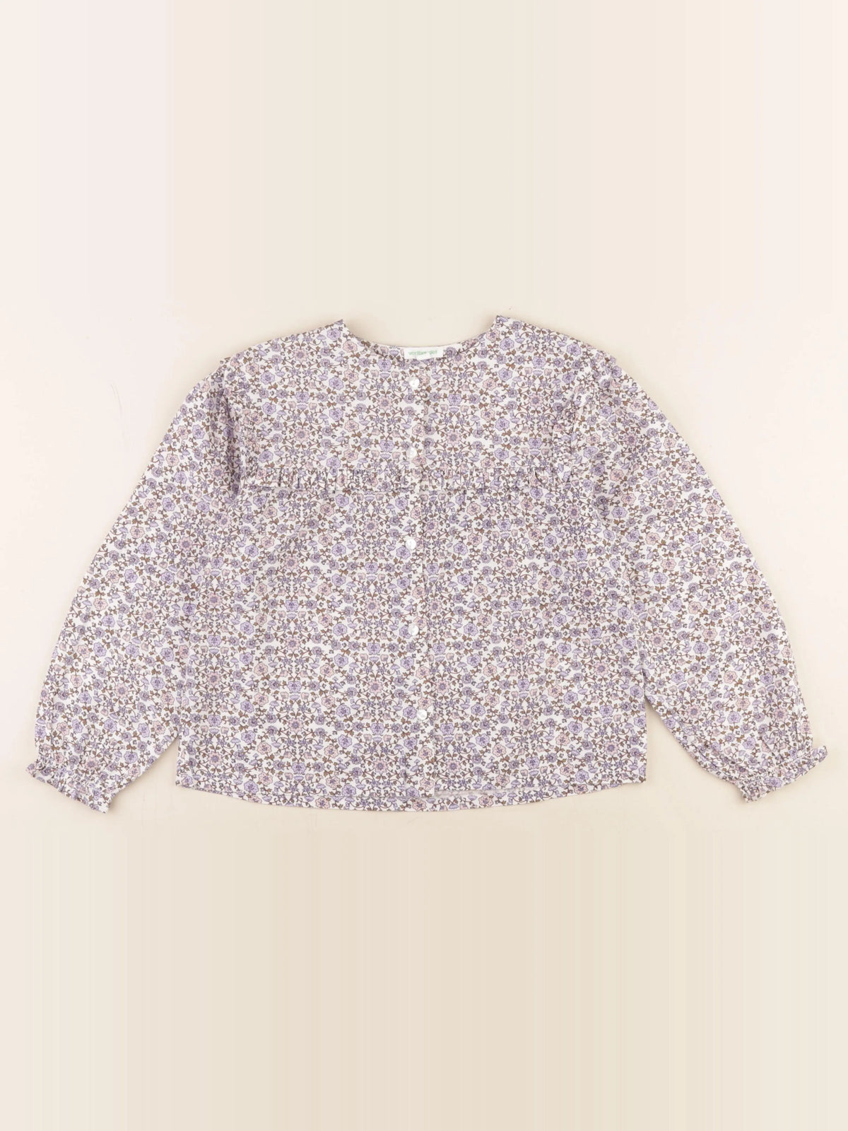 Vertbaudet - blouse violet - 8 ans